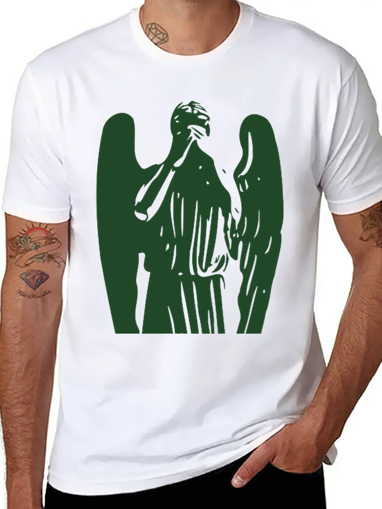 Weeping Angel Stylish Everyday T-Shirt – Unisex Basic Cotton Tee