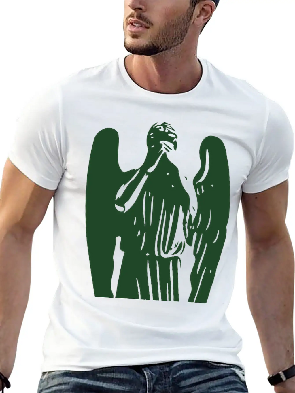 Weeping Angel Stylish Everyday T-Shirt – Unisex Basic Cotton Tee