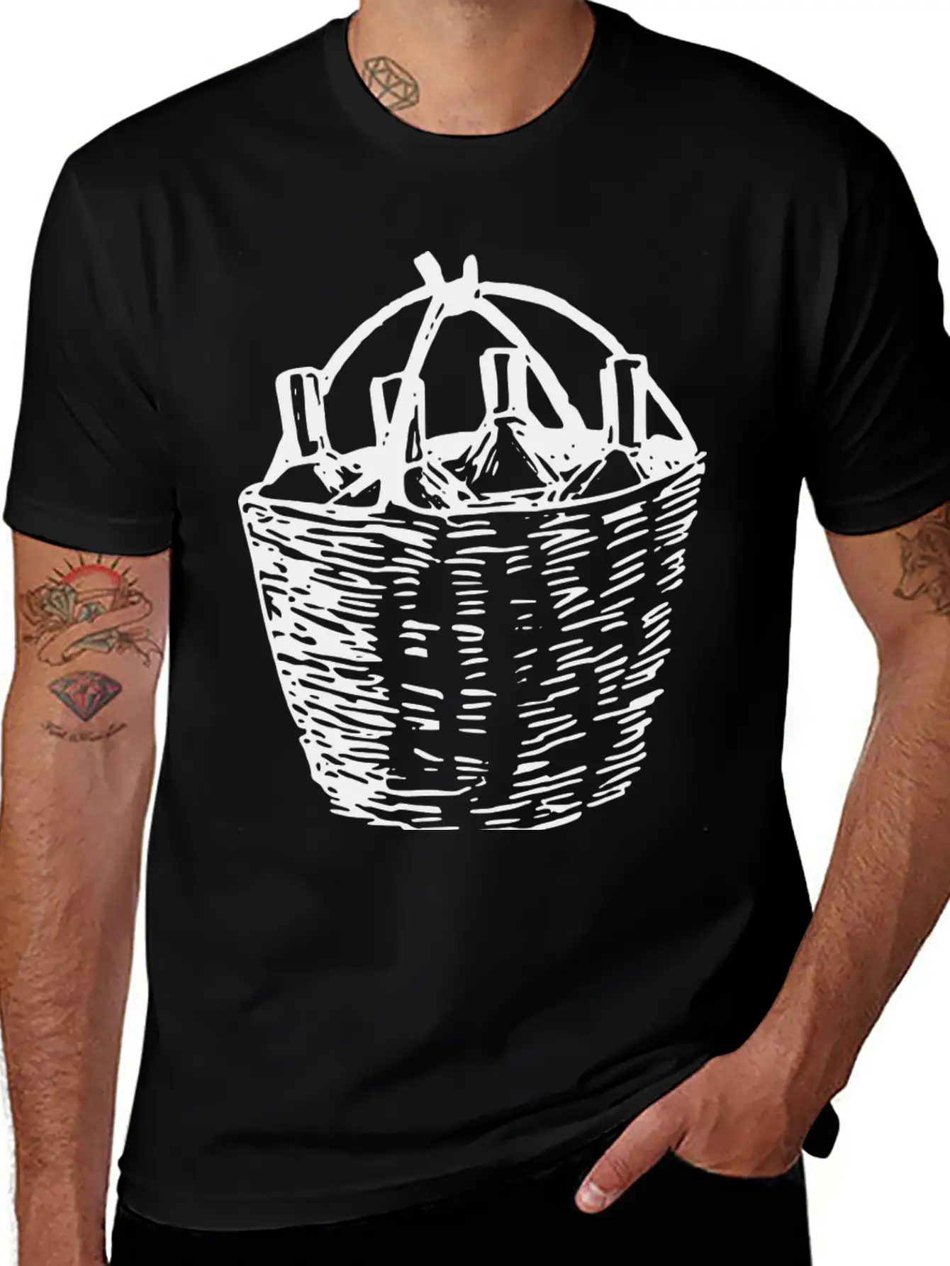 Wein Wine Flasche Glas Bottle Barrels Glasses23 Unisex Casual T-Shirt – Clean Design For Daily Comfort