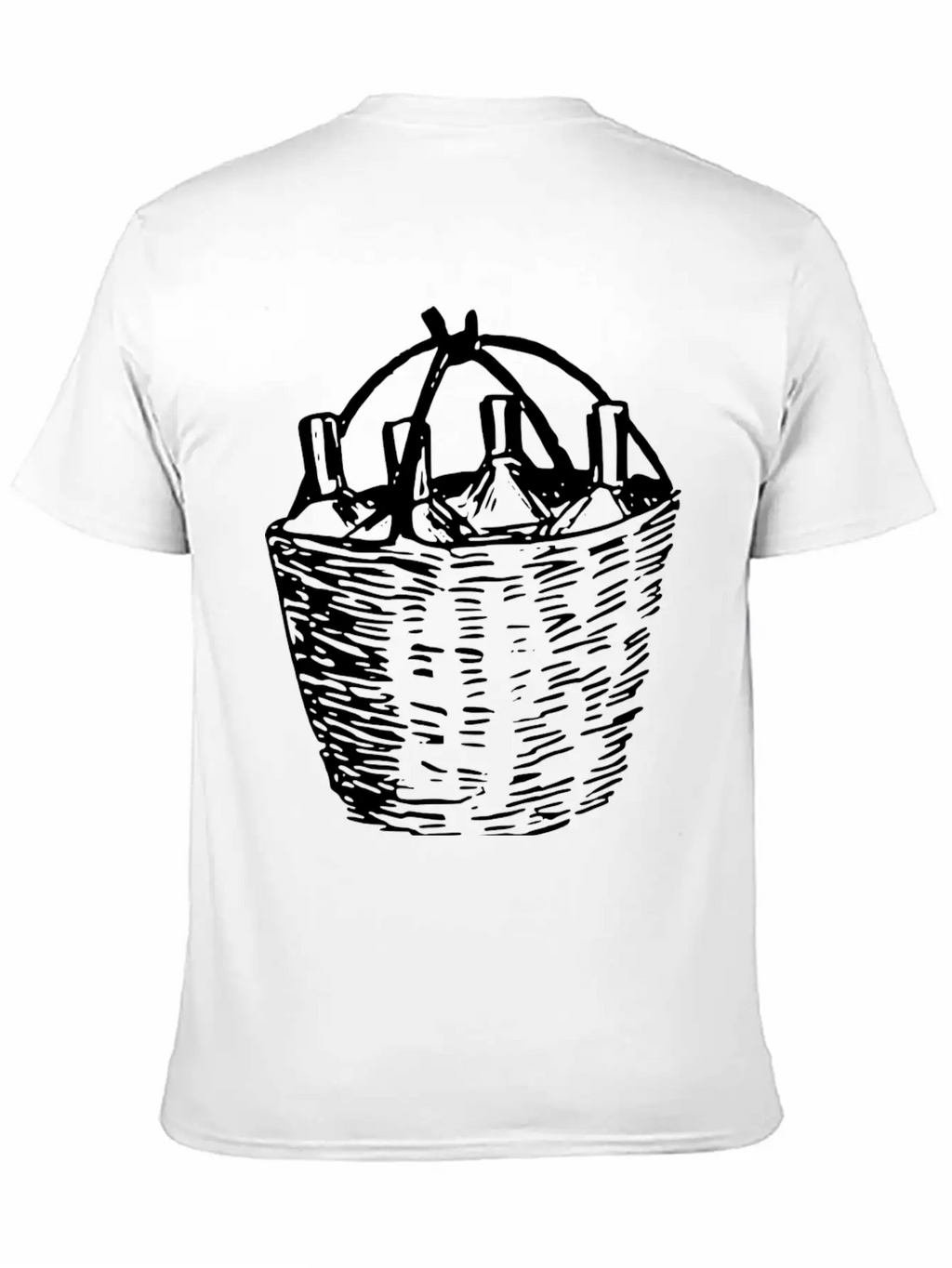 Wein Wine Flasche Glas Bottle Barrels Glasses23 Unisex Casual T-Shirt – Clean Design For Daily Comfort