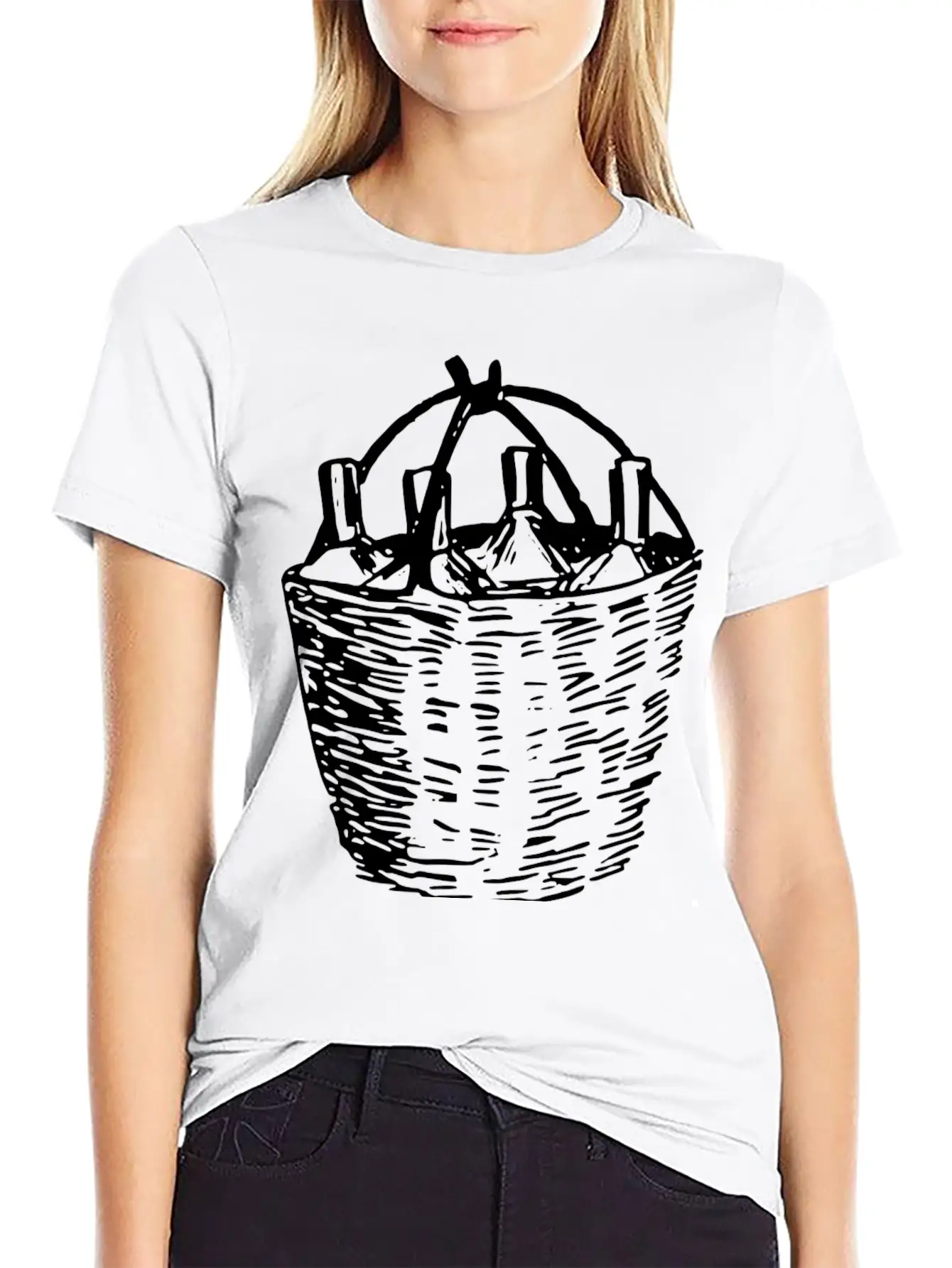 Wein Wine Flasche Glas Bottle Barrels Glasses23 Unisex Casual T-Shirt – Clean Design For Daily Comfort