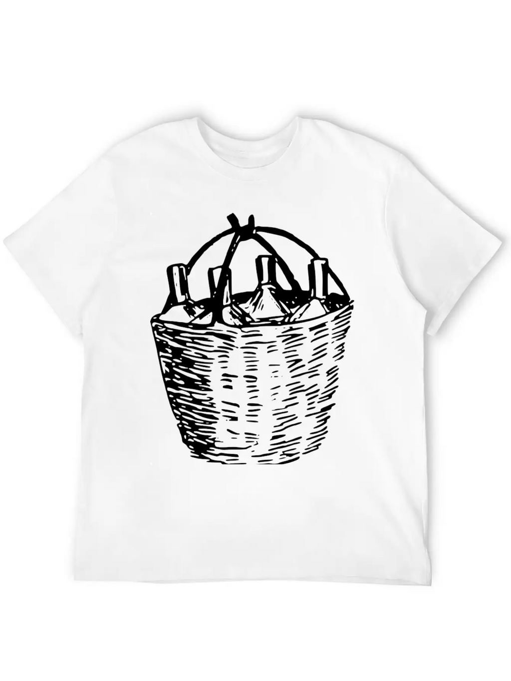 Wein Wine Flasche Glas Bottle Barrels Glasses23 Unisex Casual T-Shirt – Clean Design For Daily Comfort