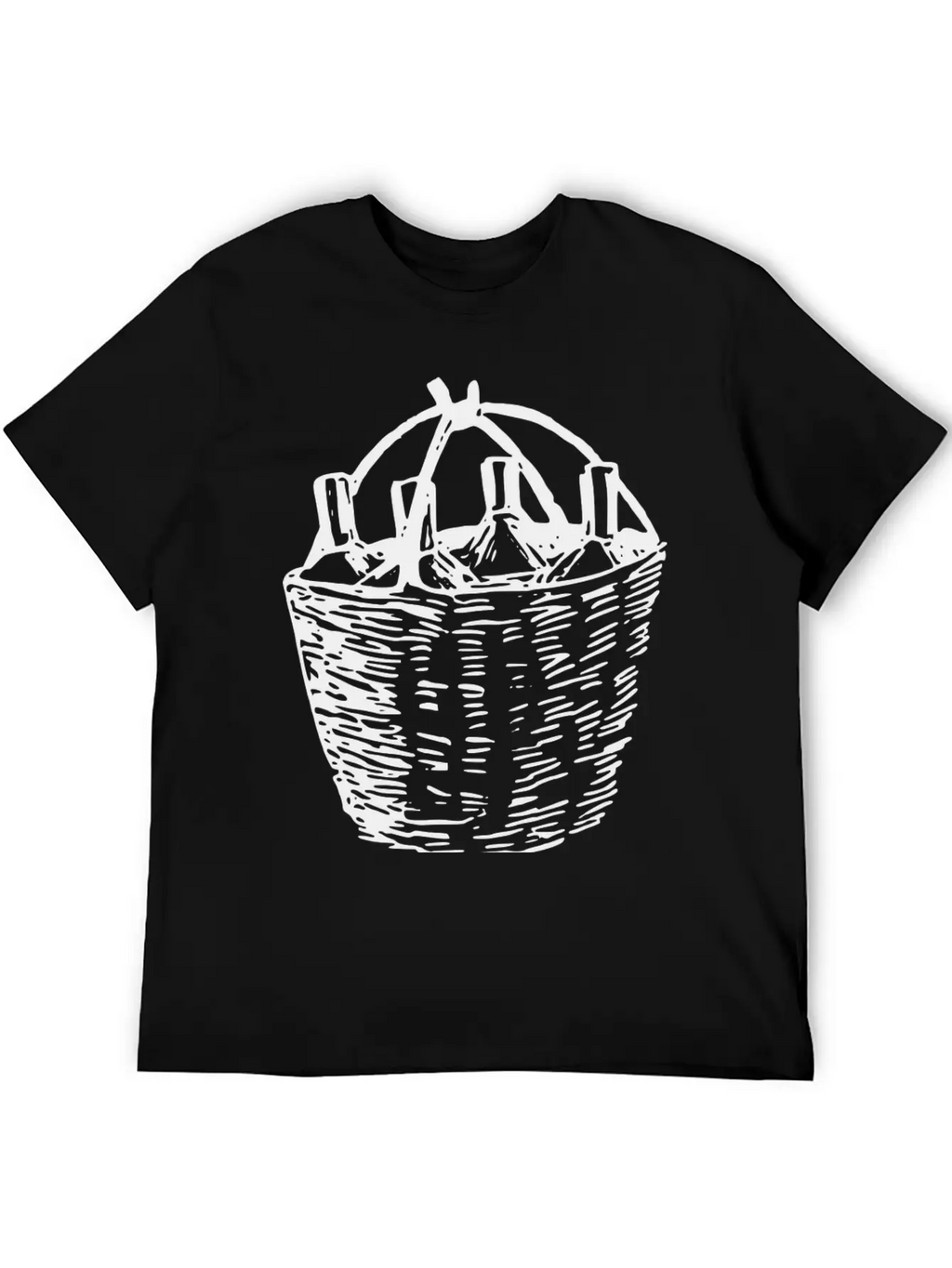 Wein Wine Flasche Glas Bottle Barrels Glasses23 Unisex Casual T-Shirt – Clean Design For Daily Comfort