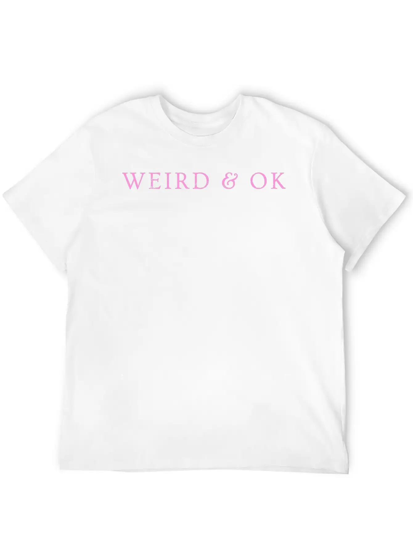 Weird & Ok Unisex Casual T-Shirt – Clean Design For Daily Comfort