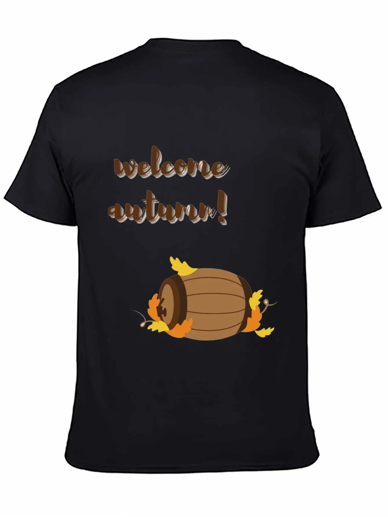 Welcome Autumn Breathable Graphic T-Shirt – Perfect For Casual Days