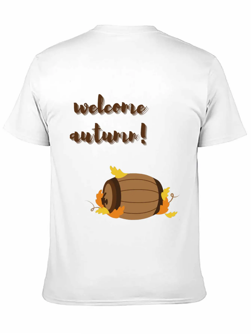 Welcome Autumn Breathable Graphic T-Shirt – Perfect For Casual Days