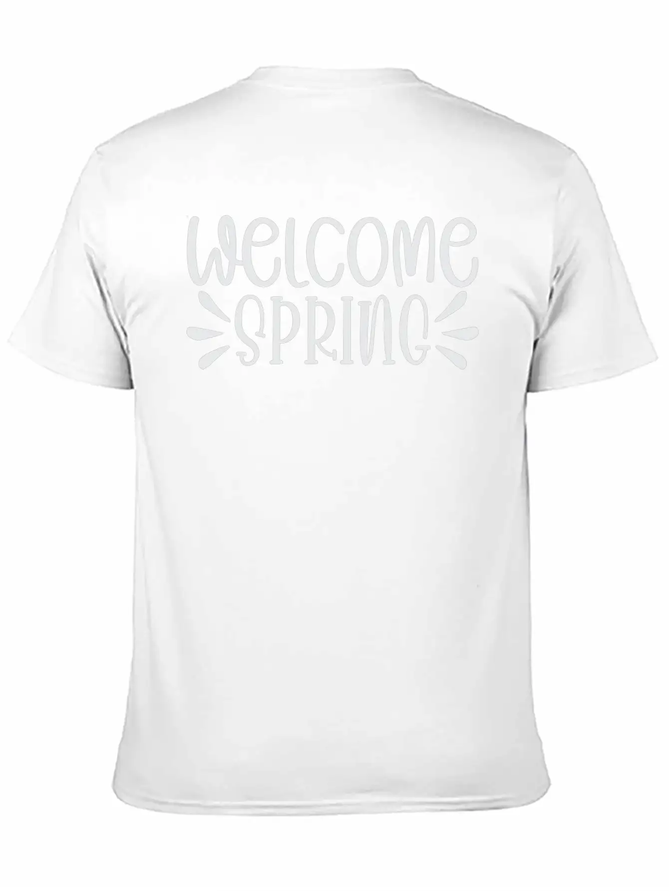 WELCOME Spring Shirt Basic Graphic T-Shirt – Daily Comfort In Soft Cotton