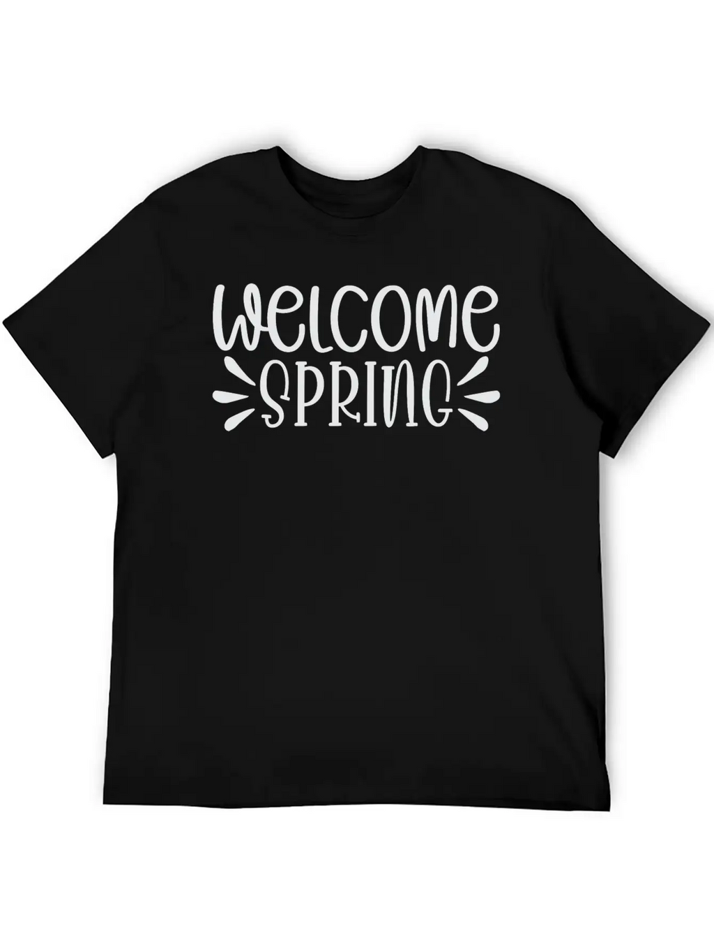 WELCOME Spring Shirt Basic Graphic T-Shirt – Daily Comfort In Soft Cotton