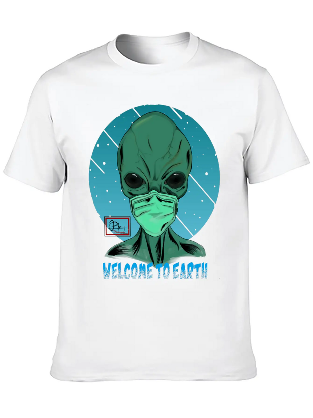 Welcome To Earth Breathable Graphic T-Shirt – Perfect For Casual Days