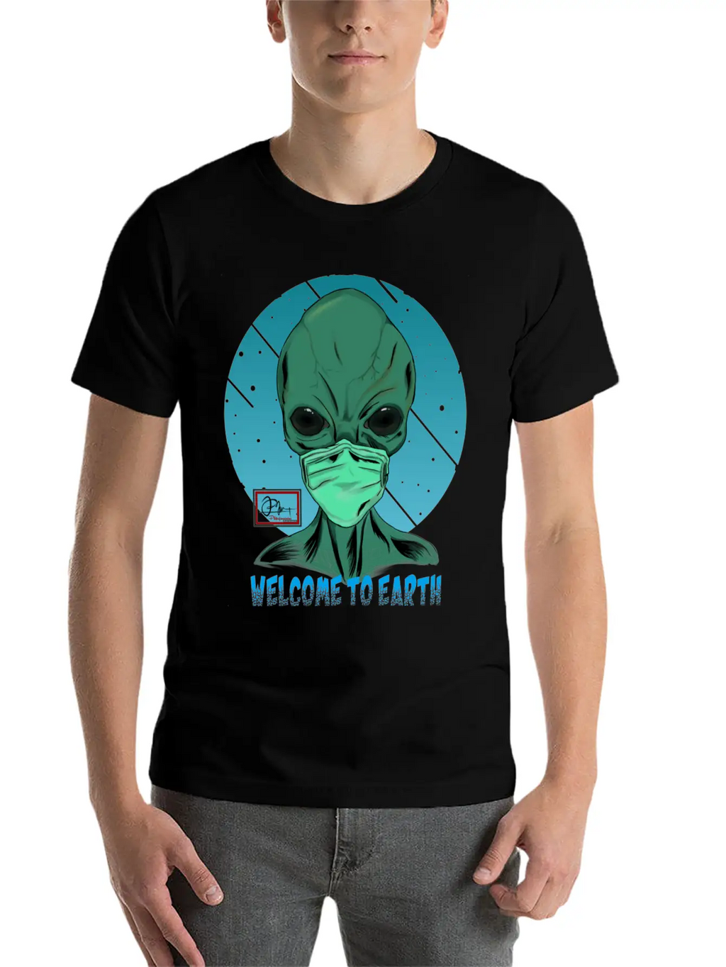 Welcome To Earth Breathable Graphic T-Shirt – Perfect For Casual Days