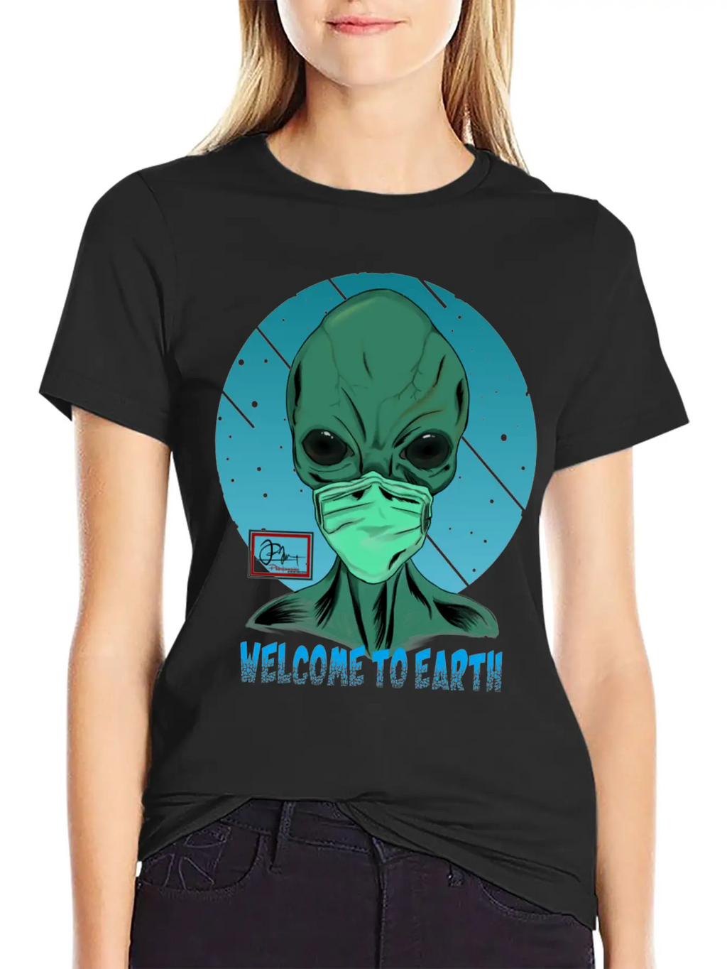 Welcome To Earth Breathable Graphic T-Shirt – Perfect For Casual Days