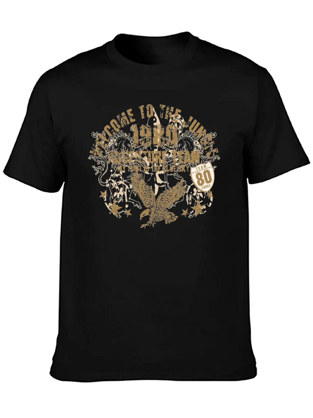 Welcome To The Jungle Breathable Soft Cotton T-Shirt – Timeless Casual Look