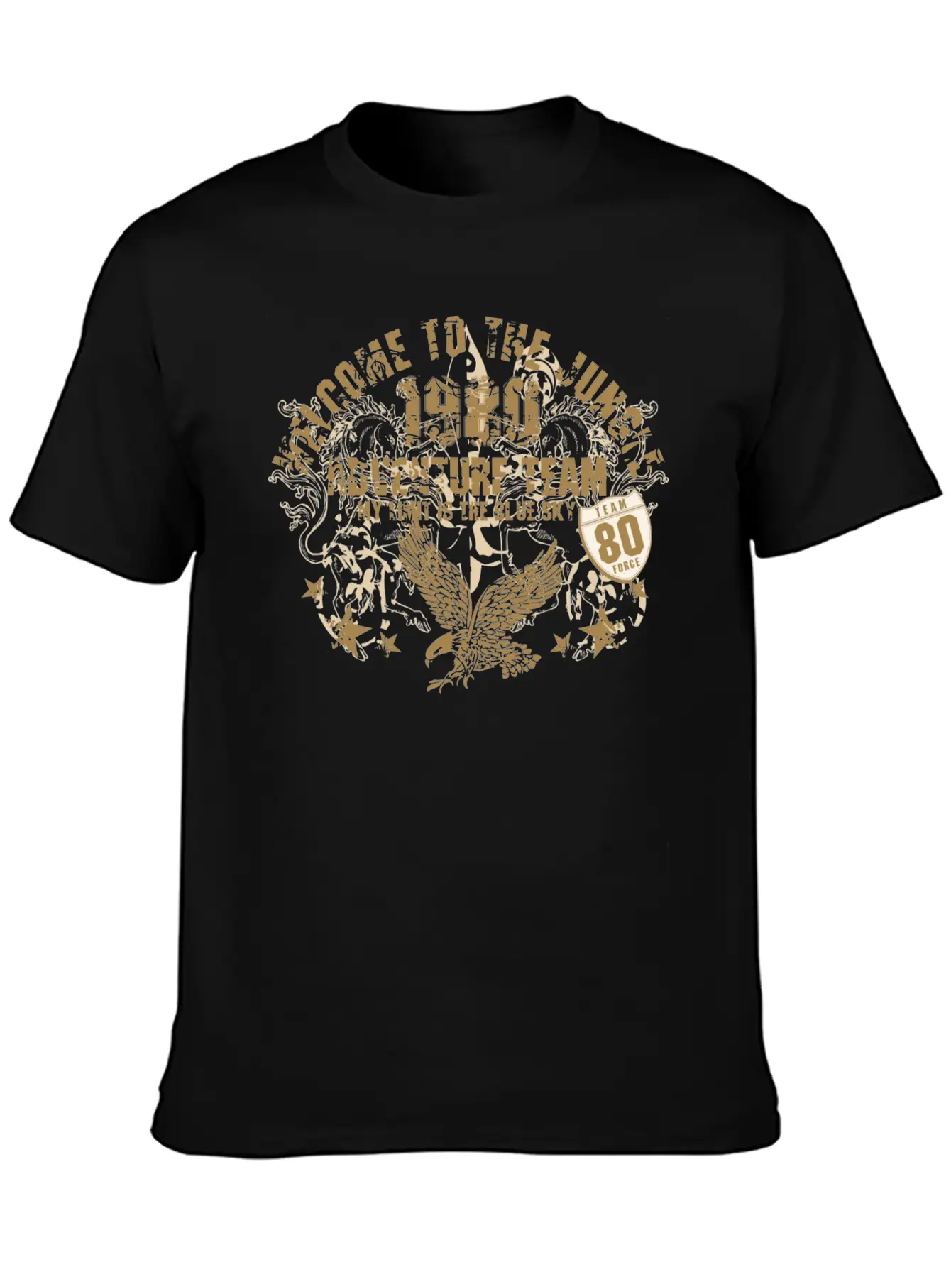 Welcome To The Jungle Breathable Soft Cotton T-Shirt – Timeless Casual Look