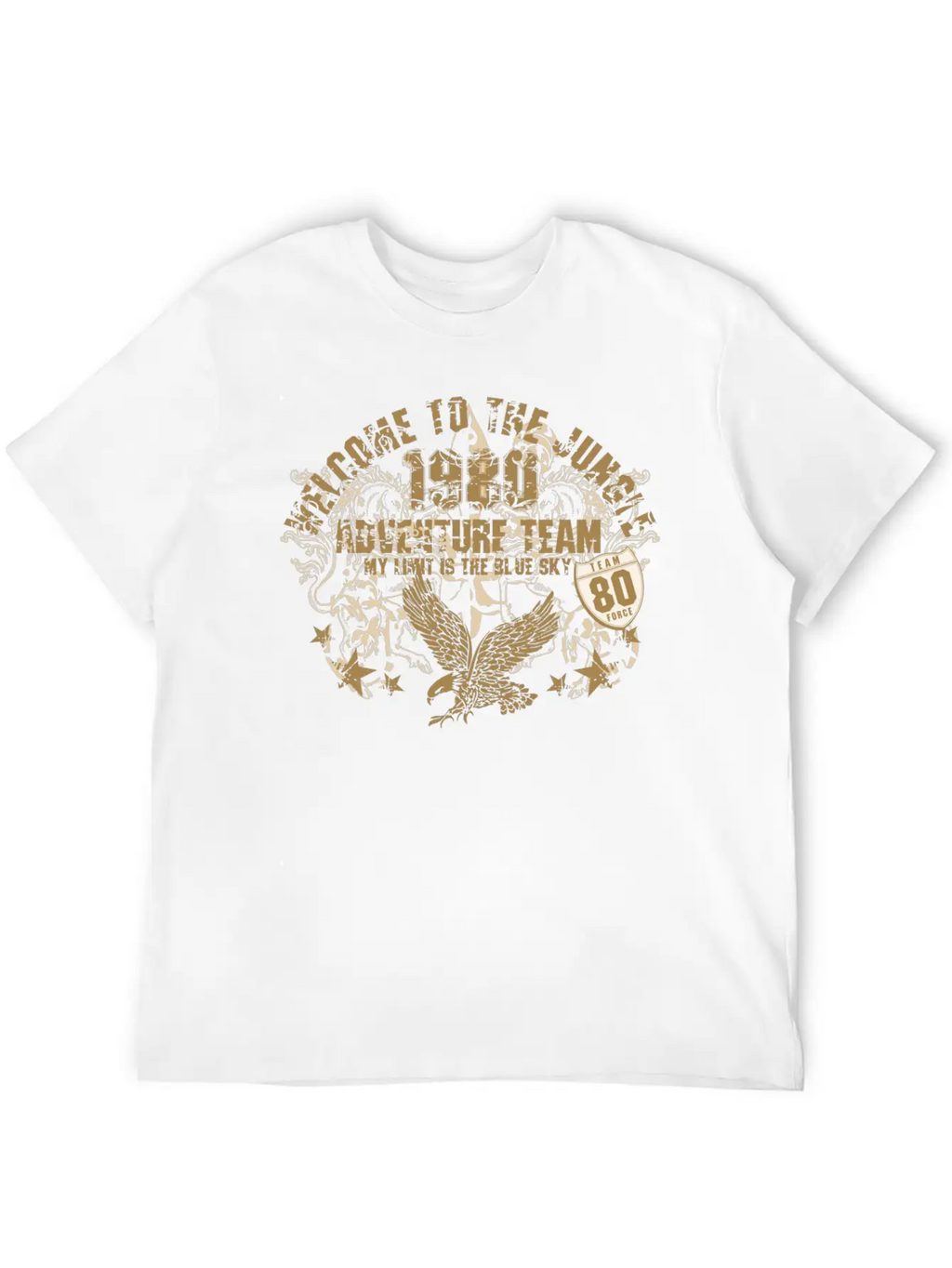 Welcome To The Jungle Breathable Soft Cotton T-Shirt – Timeless Casual Look