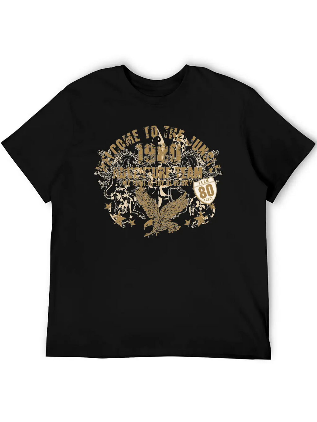 Welcome To The Jungle Breathable Soft Cotton T-Shirt – Timeless Casual Look