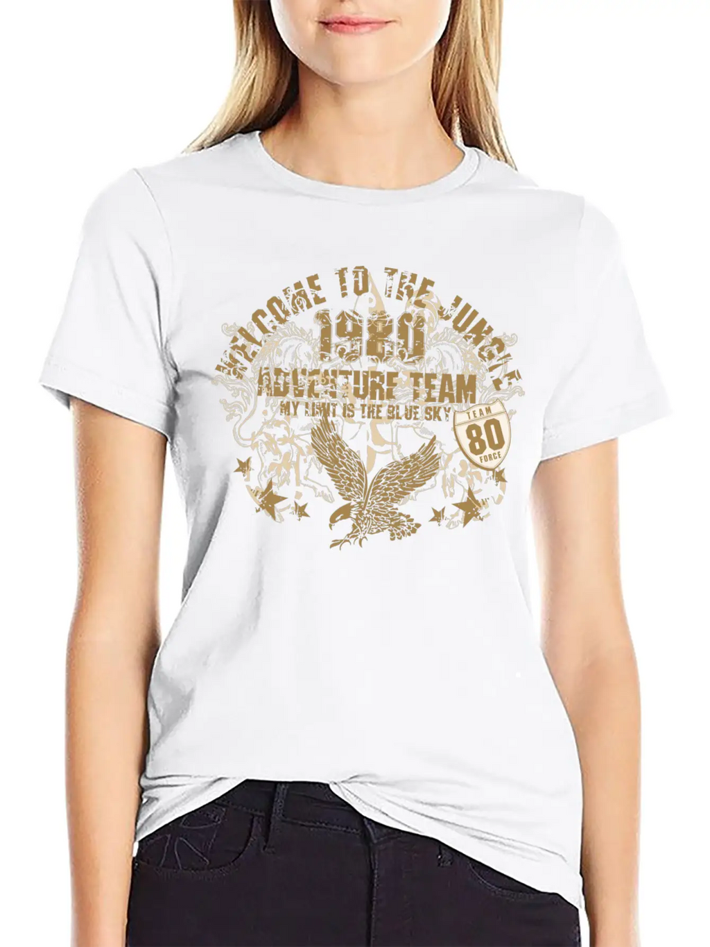 Welcome To The Jungle Breathable Soft Cotton T-Shirt – Timeless Casual Look
