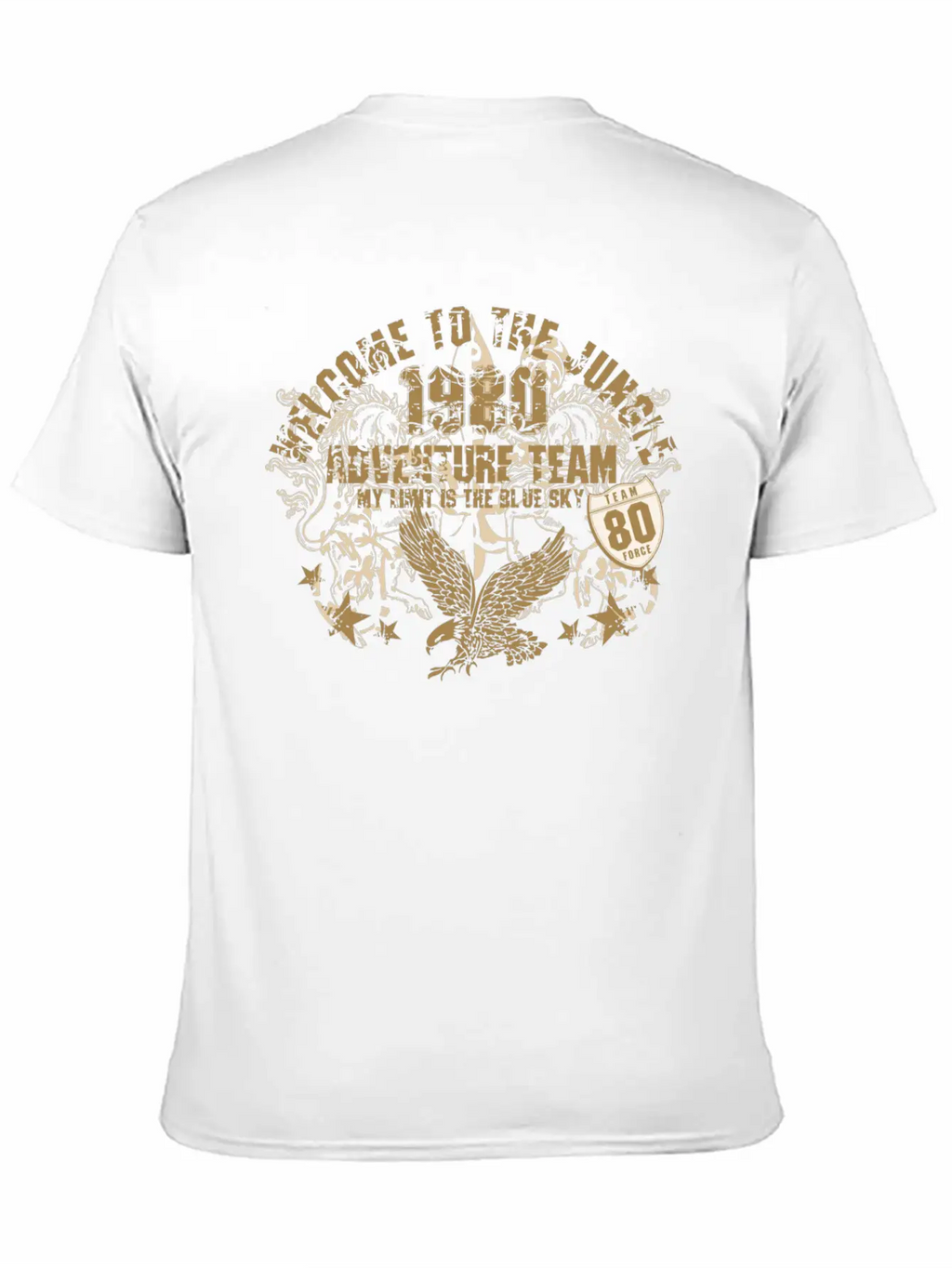 Welcome To The Jungle Breathable Soft Cotton T-Shirt – Timeless Casual Look