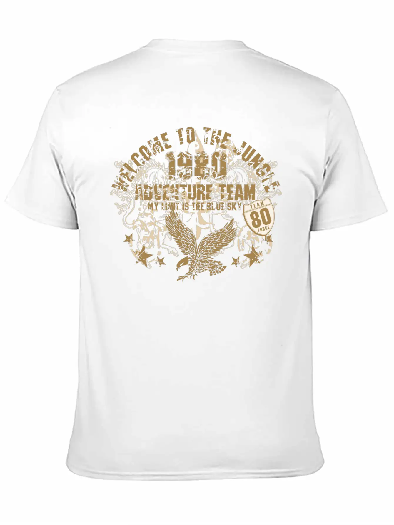 Welcome To The Jungle Breathable Soft Cotton T-Shirt – Timeless Casual Look