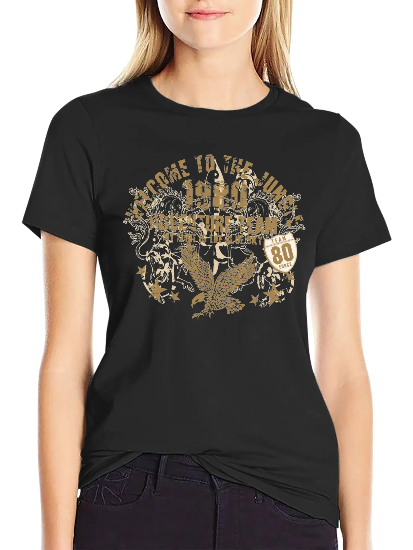 Welcome To The Jungle Breathable Soft Cotton T-Shirt – Timeless Casual Look