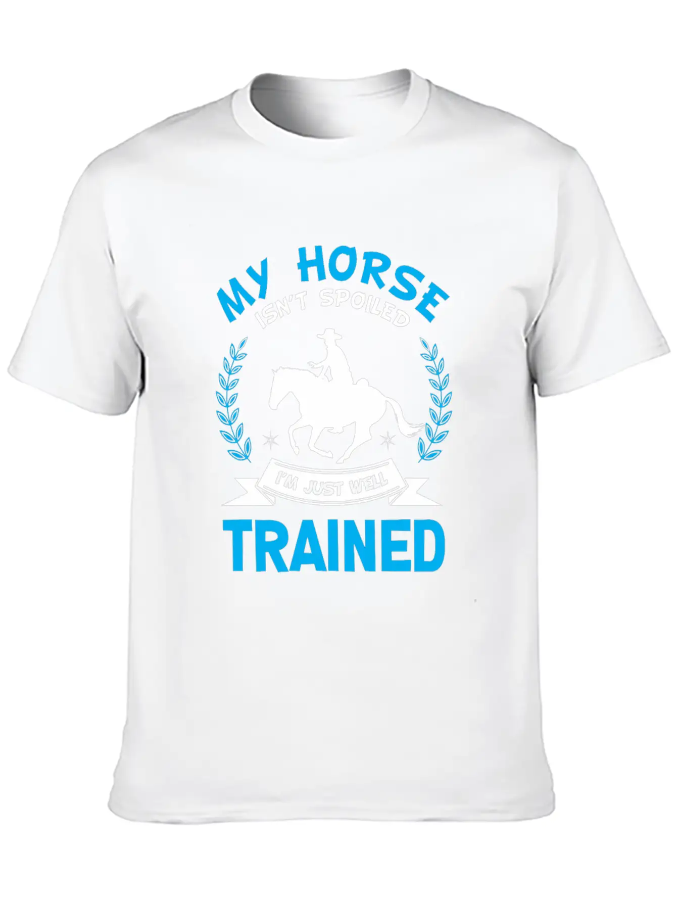 Well Trained Horse Rider Equestrian Sport Classic Cotton Tee – Unisex Comfort For Any Season