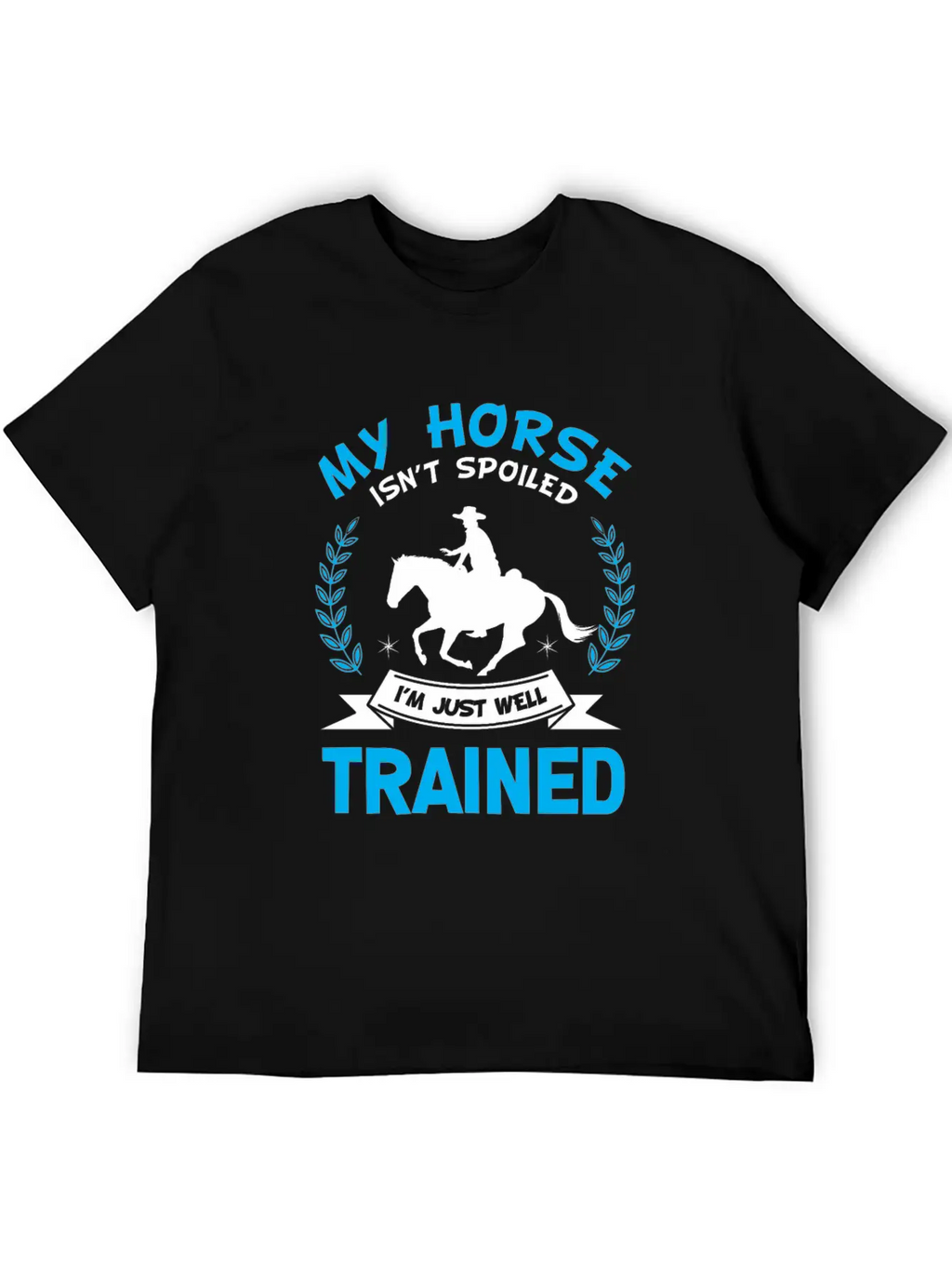 Well Trained Horse Rider Equestrian Sport Classic Cotton Tee – Unisex Comfort For Any Season