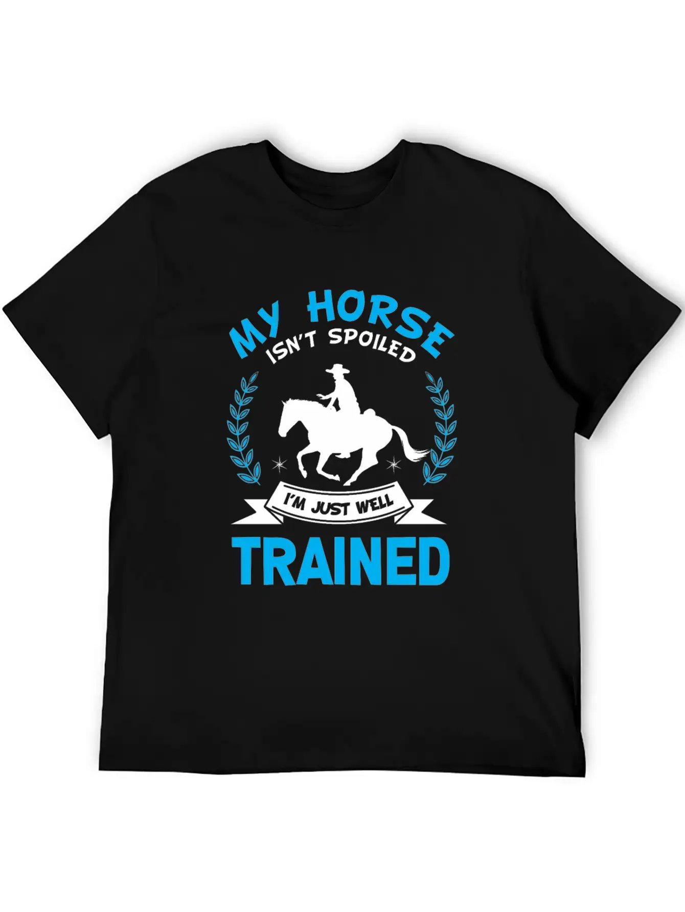 Well Trained Horse Rider Equestrian Sport Classic Cotton Tee – Unisex Comfort For Any Season