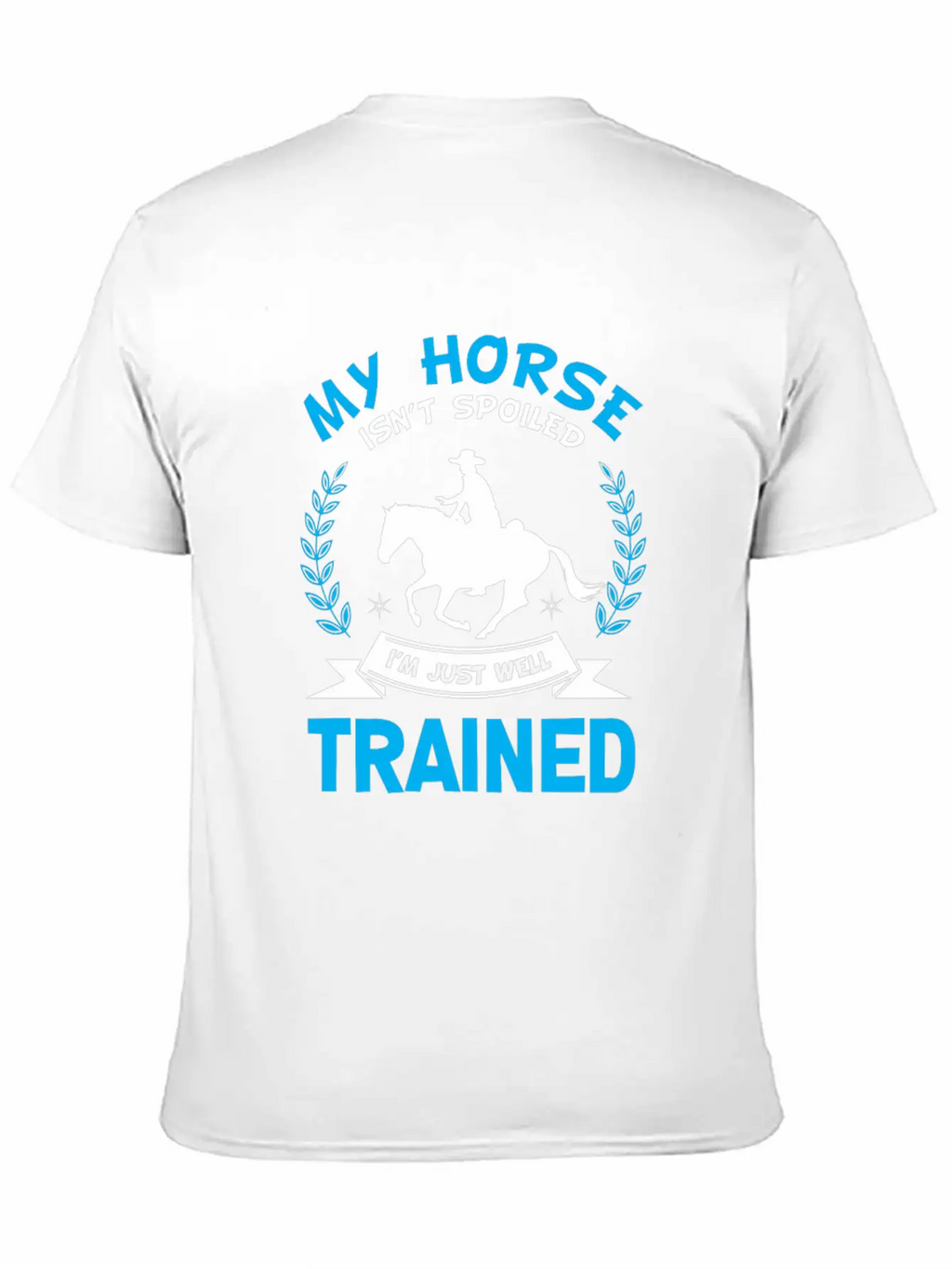 Well Trained Horse Rider Equestrian Sport Classic Cotton Tee – Unisex Comfort For Any Season