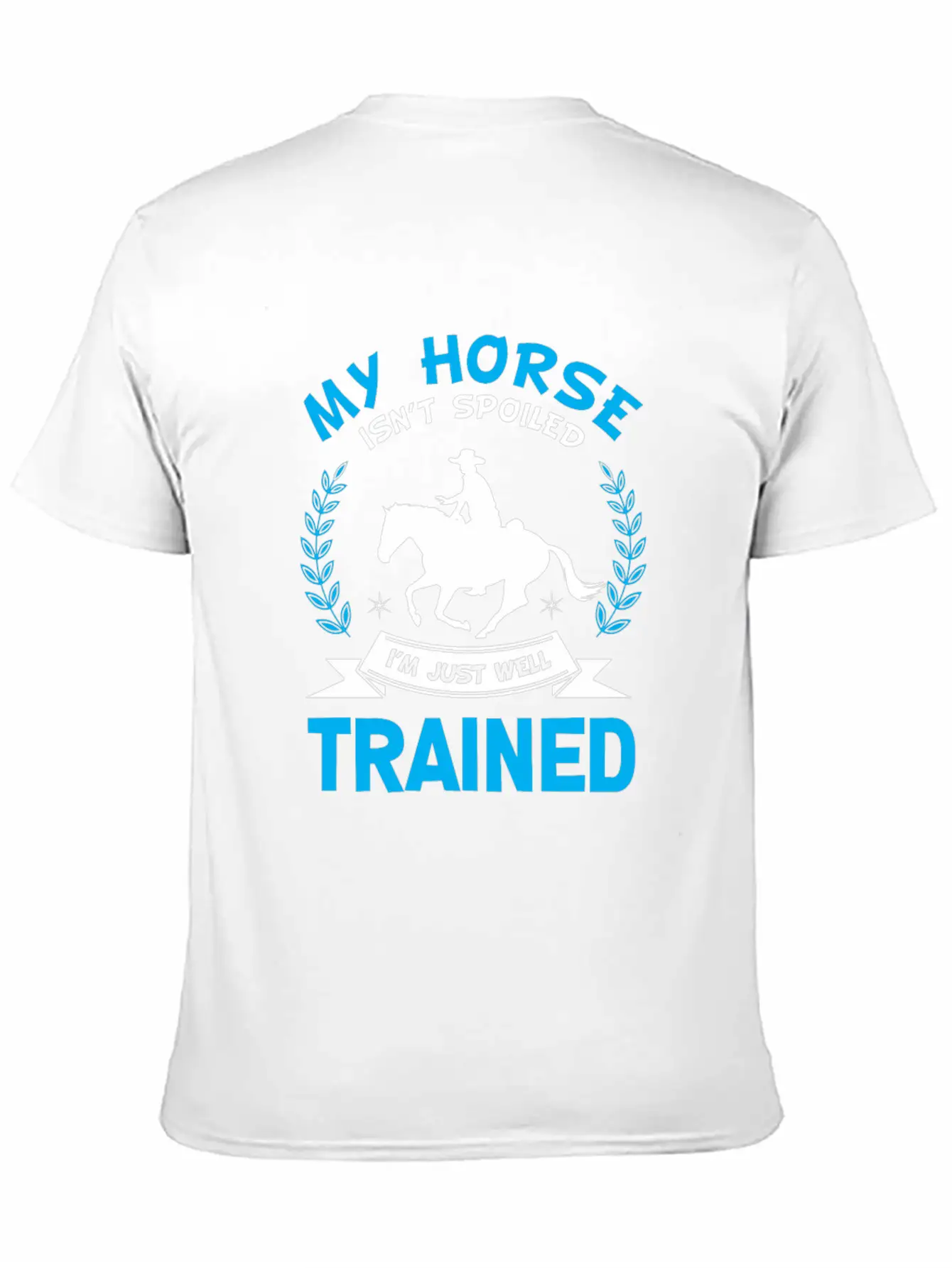 Well Trained Horse Rider Equestrian Sport Classic Cotton Tee – Unisex Comfort For Any Season