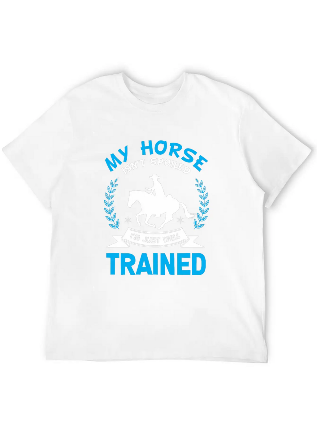 Well Trained Horse Rider Equestrian Sport Classic Cotton Tee – Unisex Comfort For Any Season