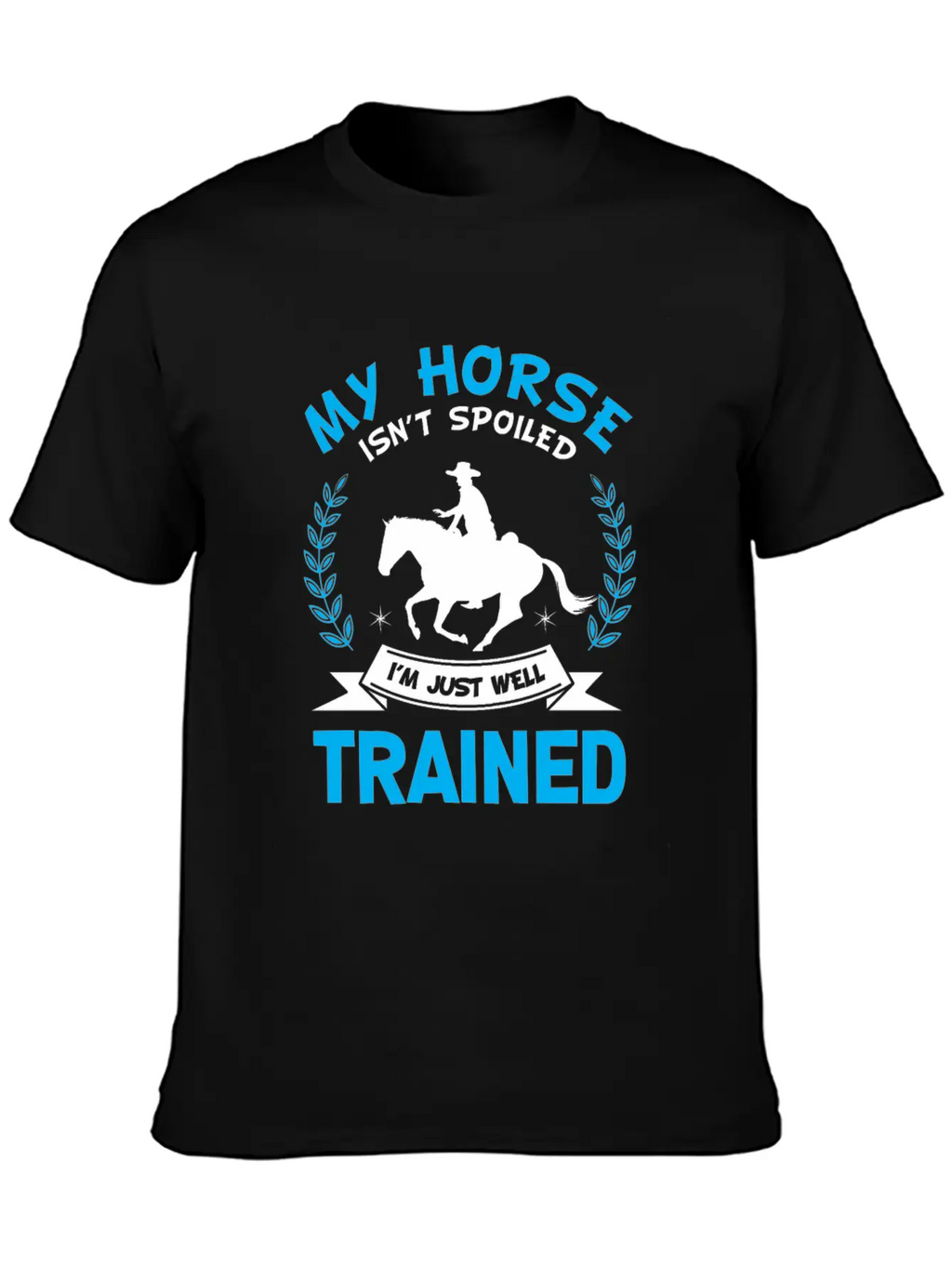 Well Trained Horse Rider Equestrian Sport Classic Cotton Tee – Unisex Comfort For Any Season