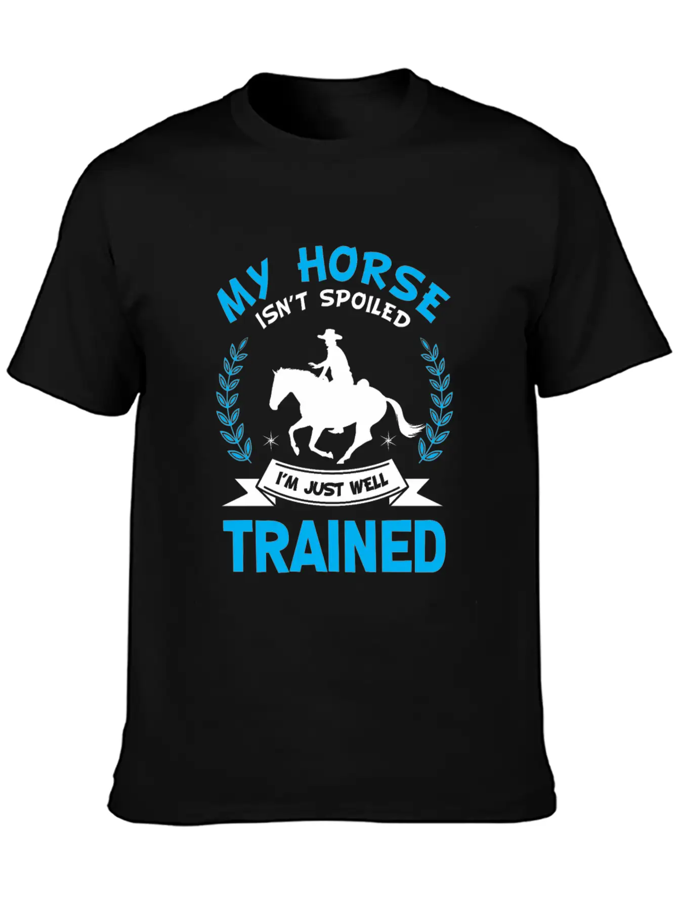 Well Trained Horse Rider Equestrian Sport Classic Cotton Tee – Unisex Comfort For Any Season