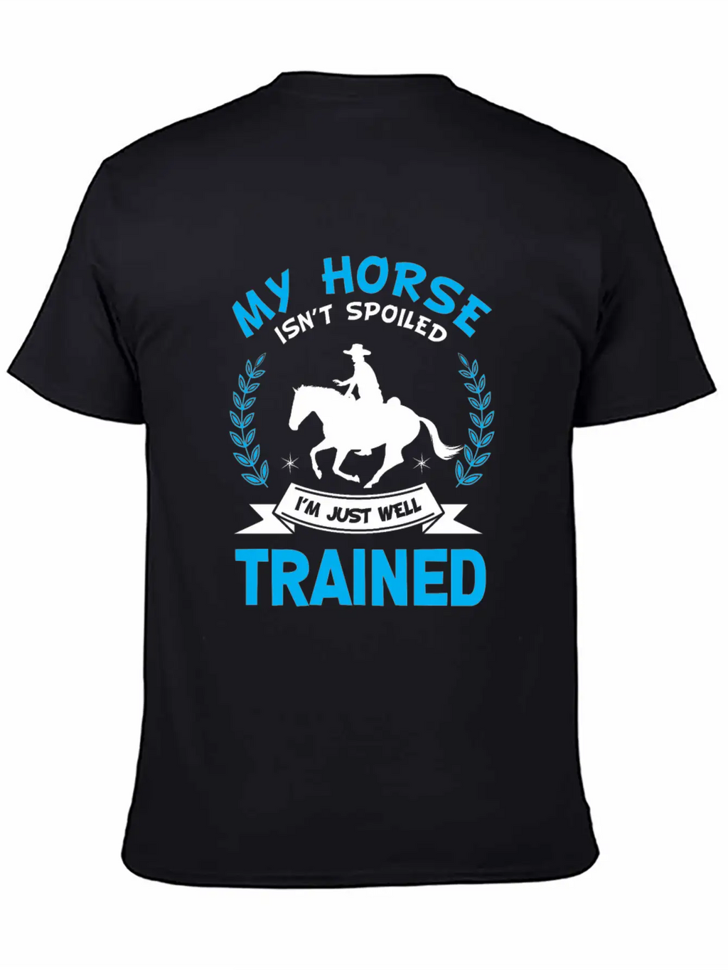 Well Trained Horse Rider Equestrian Sport Classic Cotton Tee – Unisex Comfort For Any Season