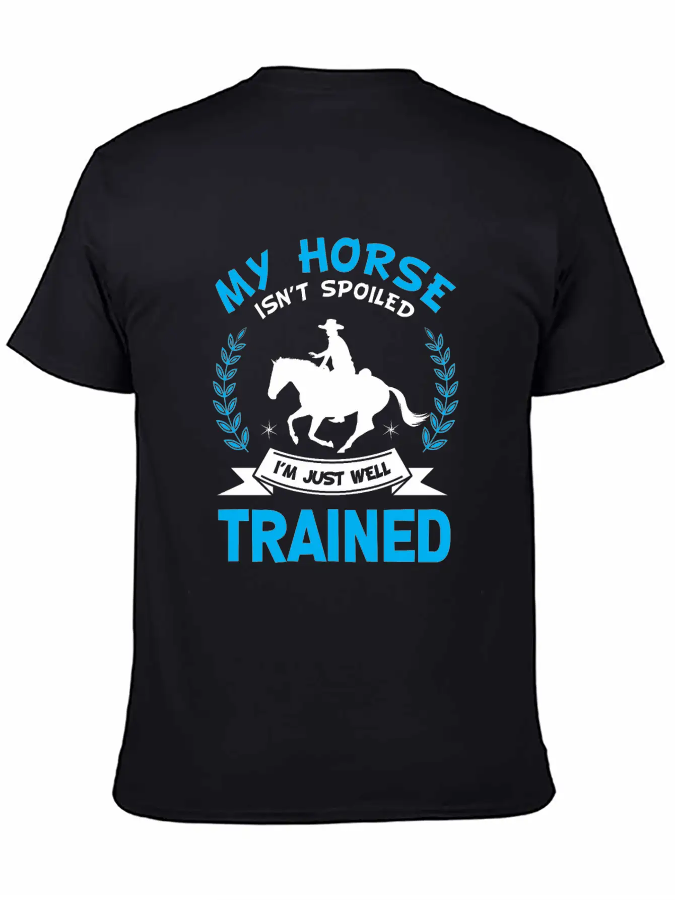 Well Trained Horse Rider Equestrian Sport Classic Cotton Tee – Unisex Comfort For Any Season