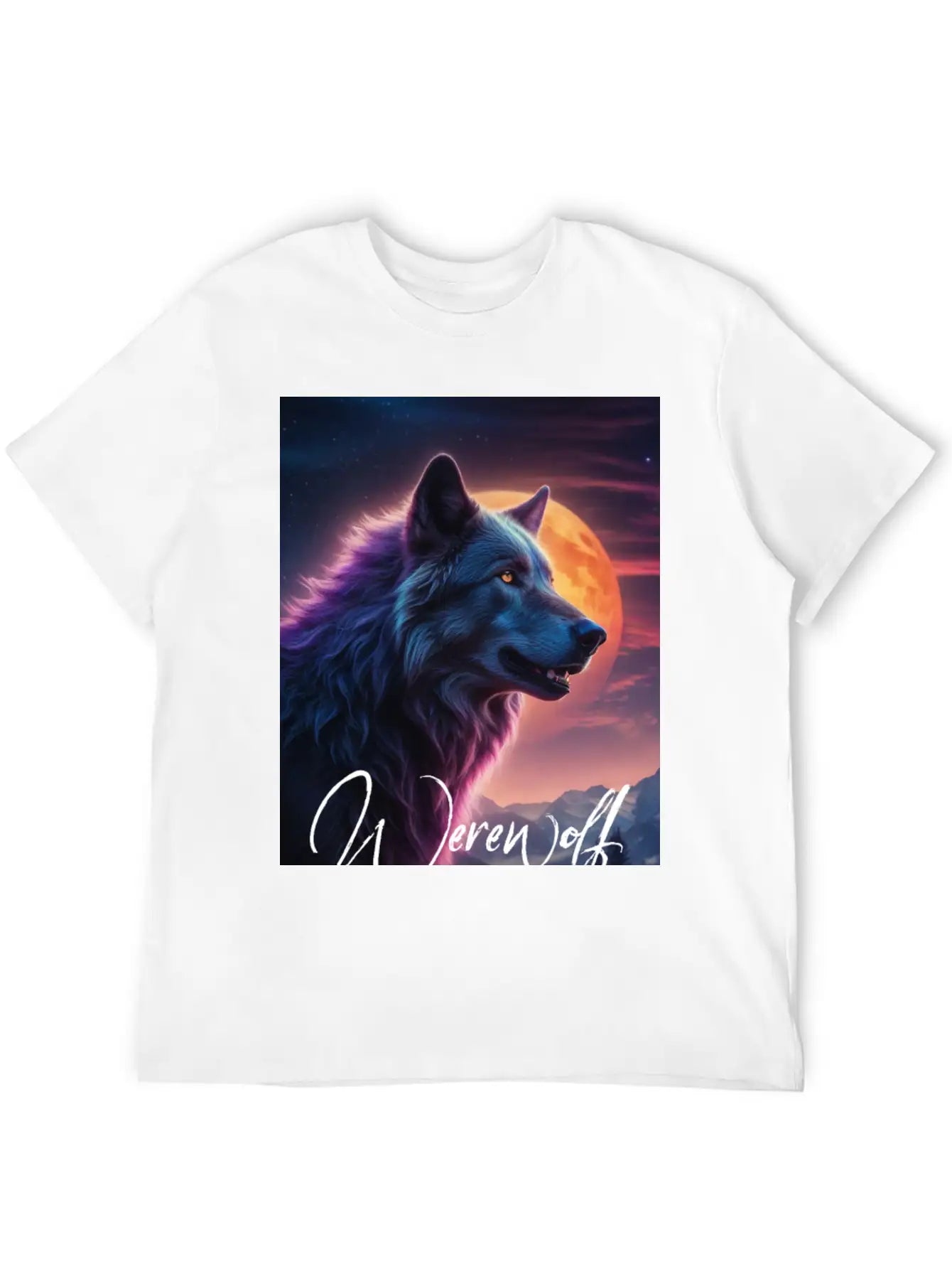 Werewolf Essential Cotton Tee For Daily Outfits – Unisex Style