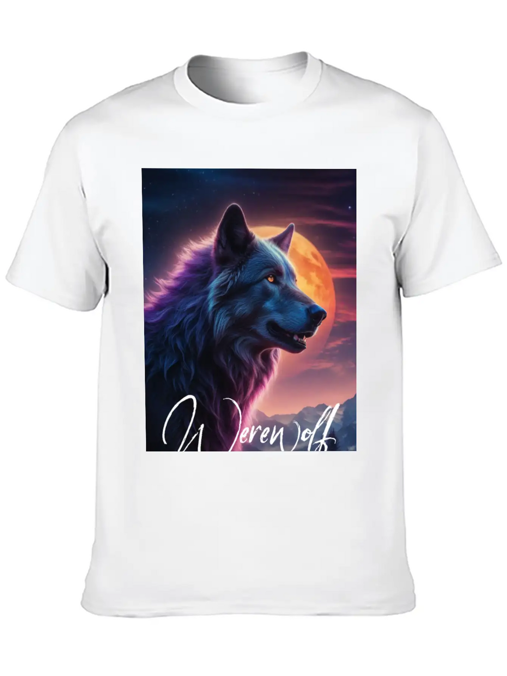 Werewolf Essential Cotton Tee For Daily Outfits – Unisex Style