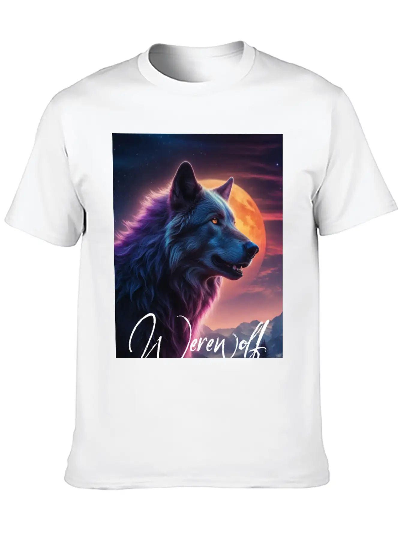 Werewolf Essential Cotton Tee For Daily Outfits – Unisex Style