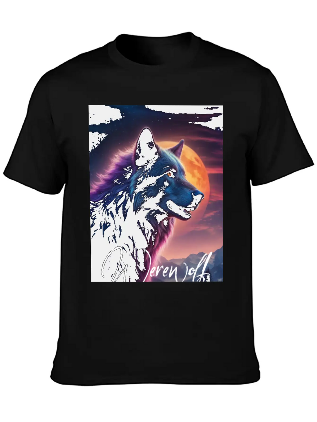 Werewolf Essential Cotton Tee For Daily Outfits – Unisex Style