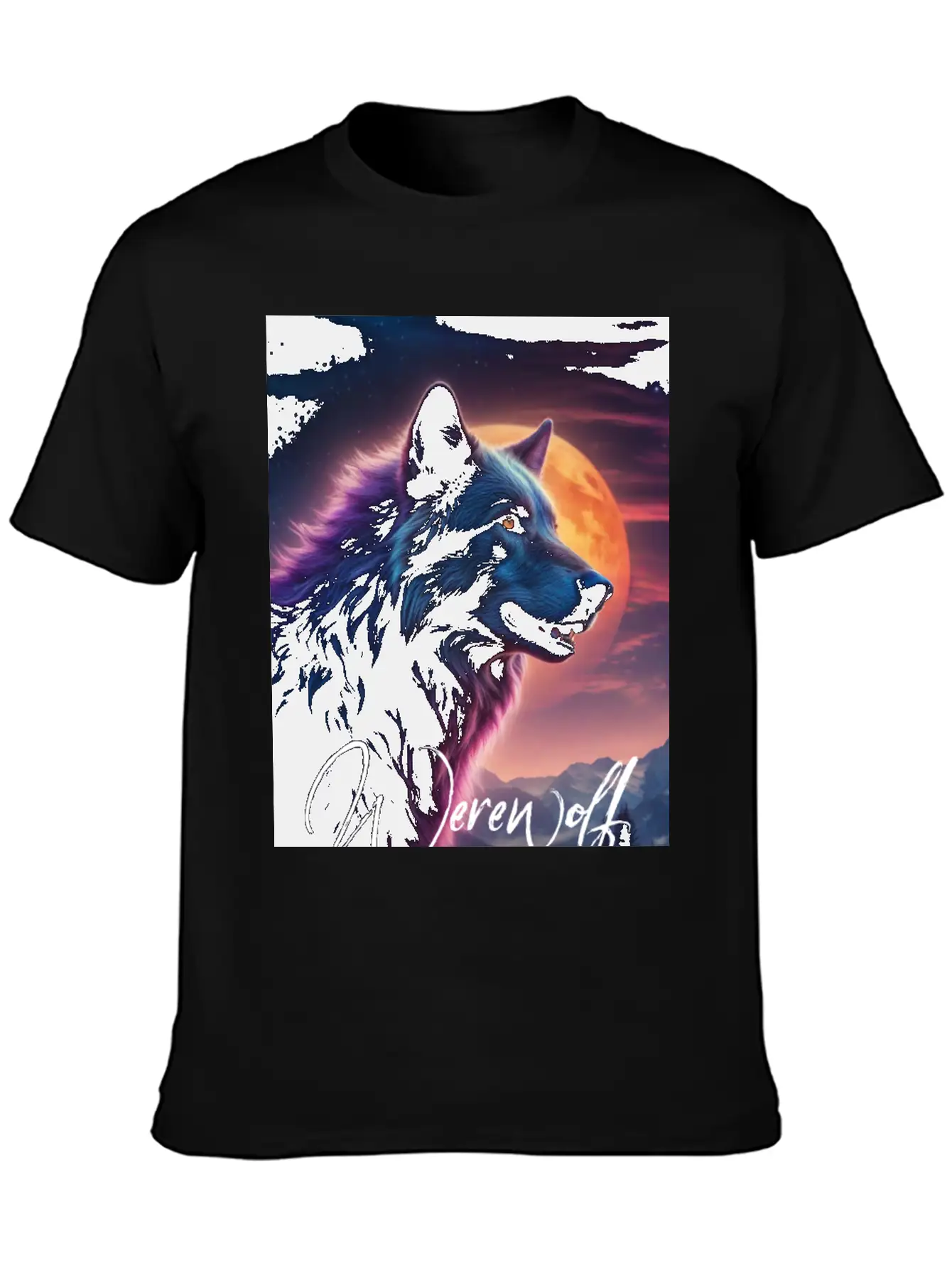 Werewolf Essential Cotton Tee For Daily Outfits – Unisex Style