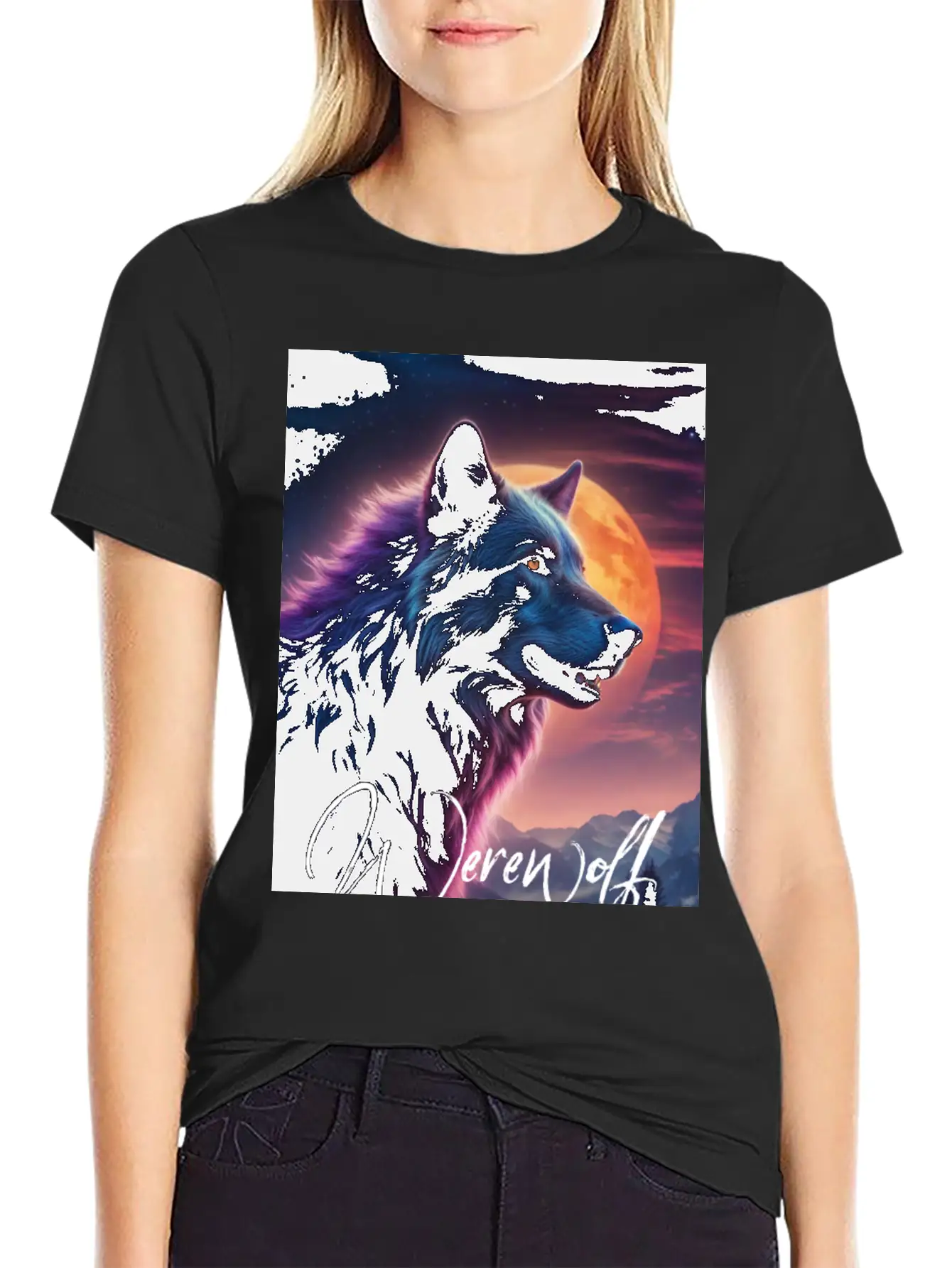 Werewolf Essential Cotton Tee For Daily Outfits – Unisex Style