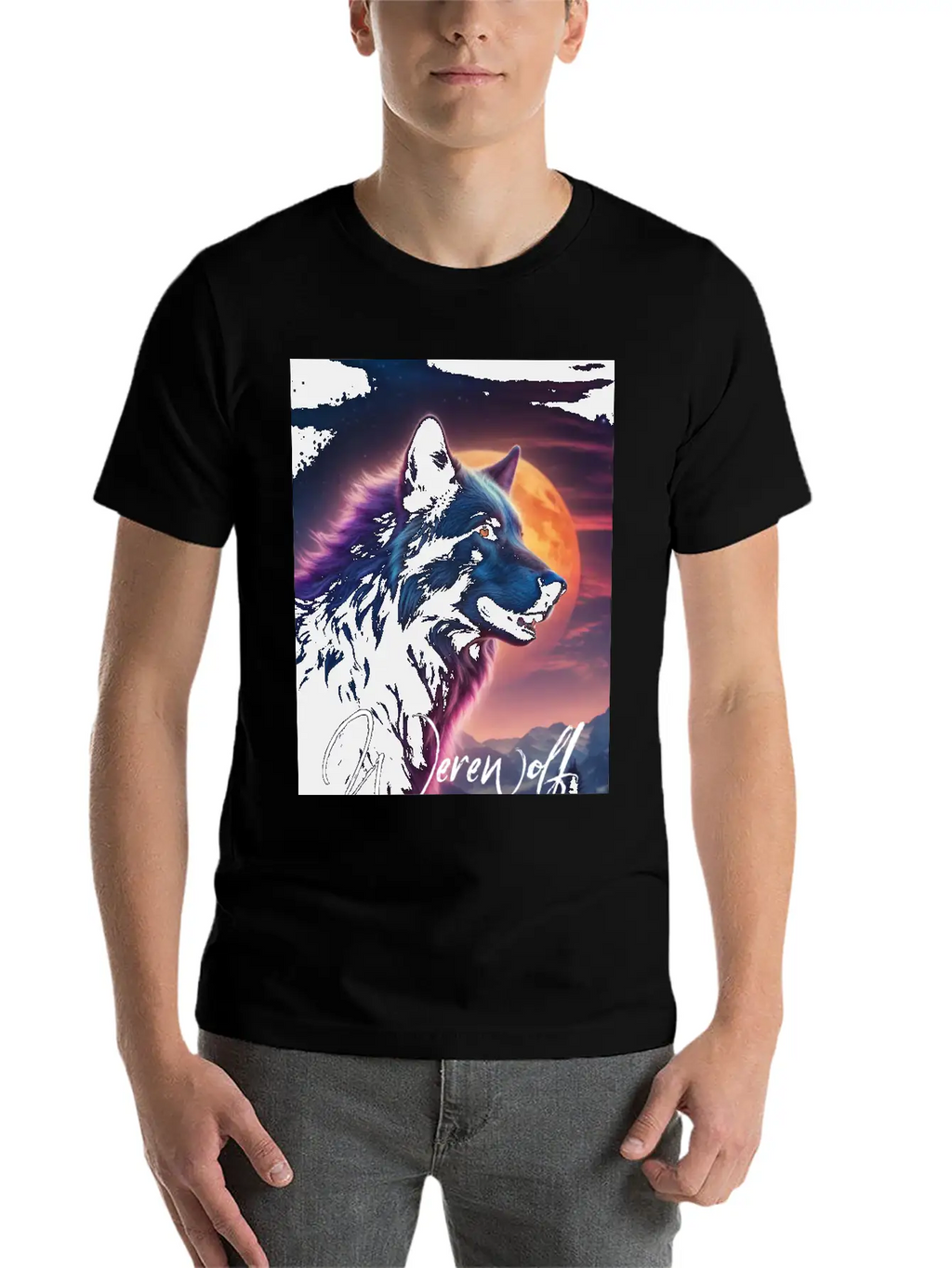 Werewolf Essential Cotton Tee For Daily Outfits – Unisex Style