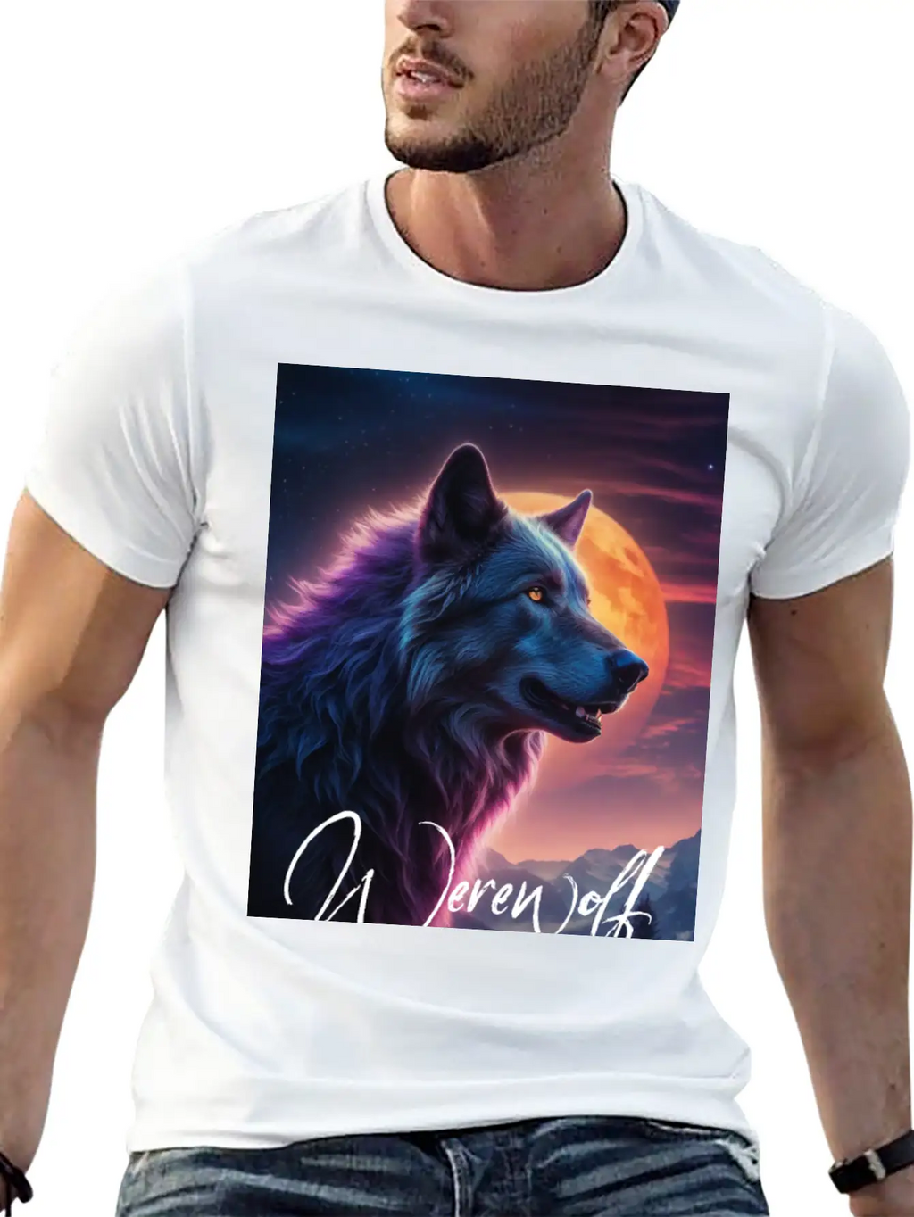 Werewolf Essential Cotton Tee For Daily Outfits – Unisex Style