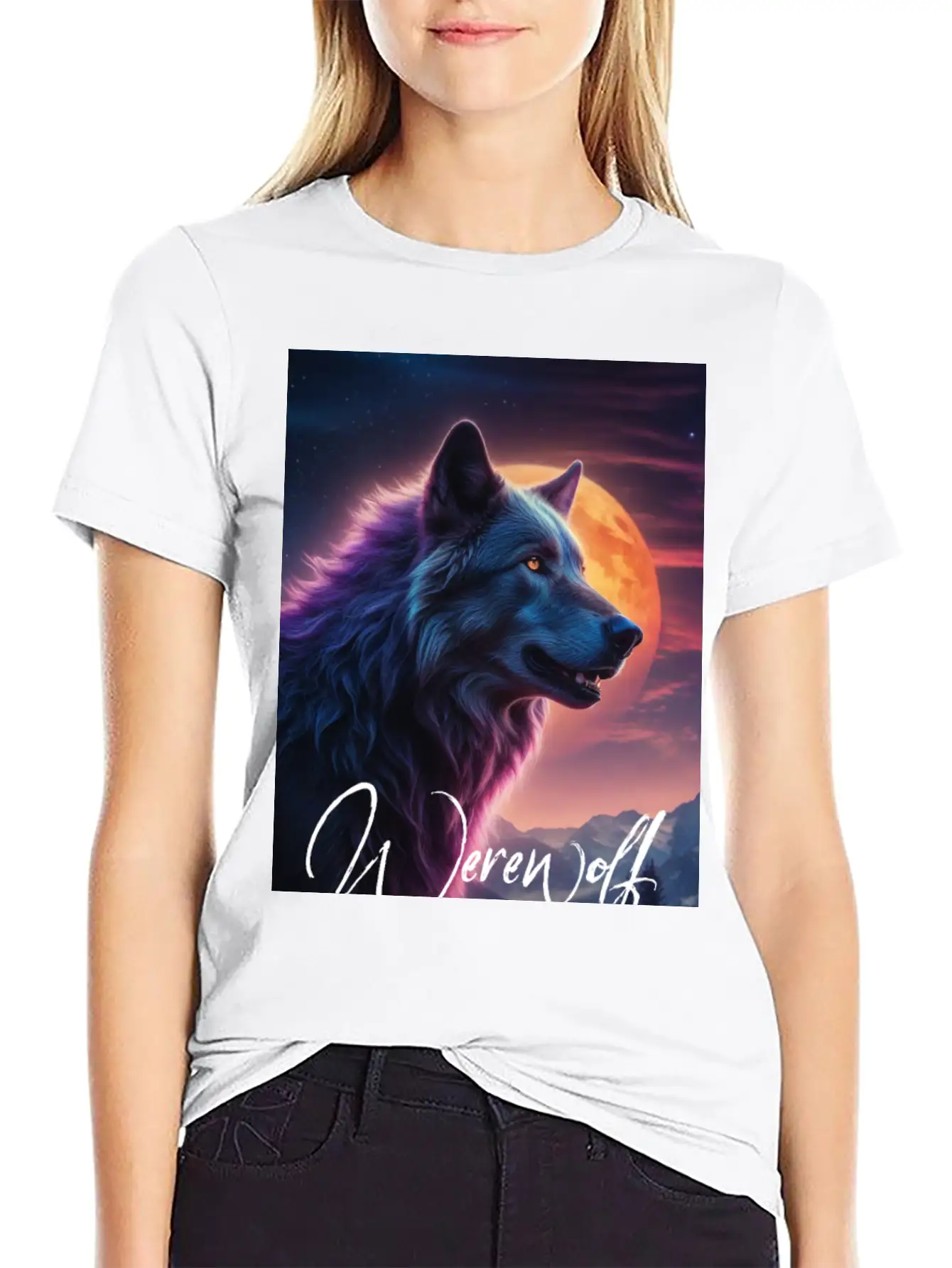 Werewolf Essential Cotton Tee For Daily Outfits – Unisex Style