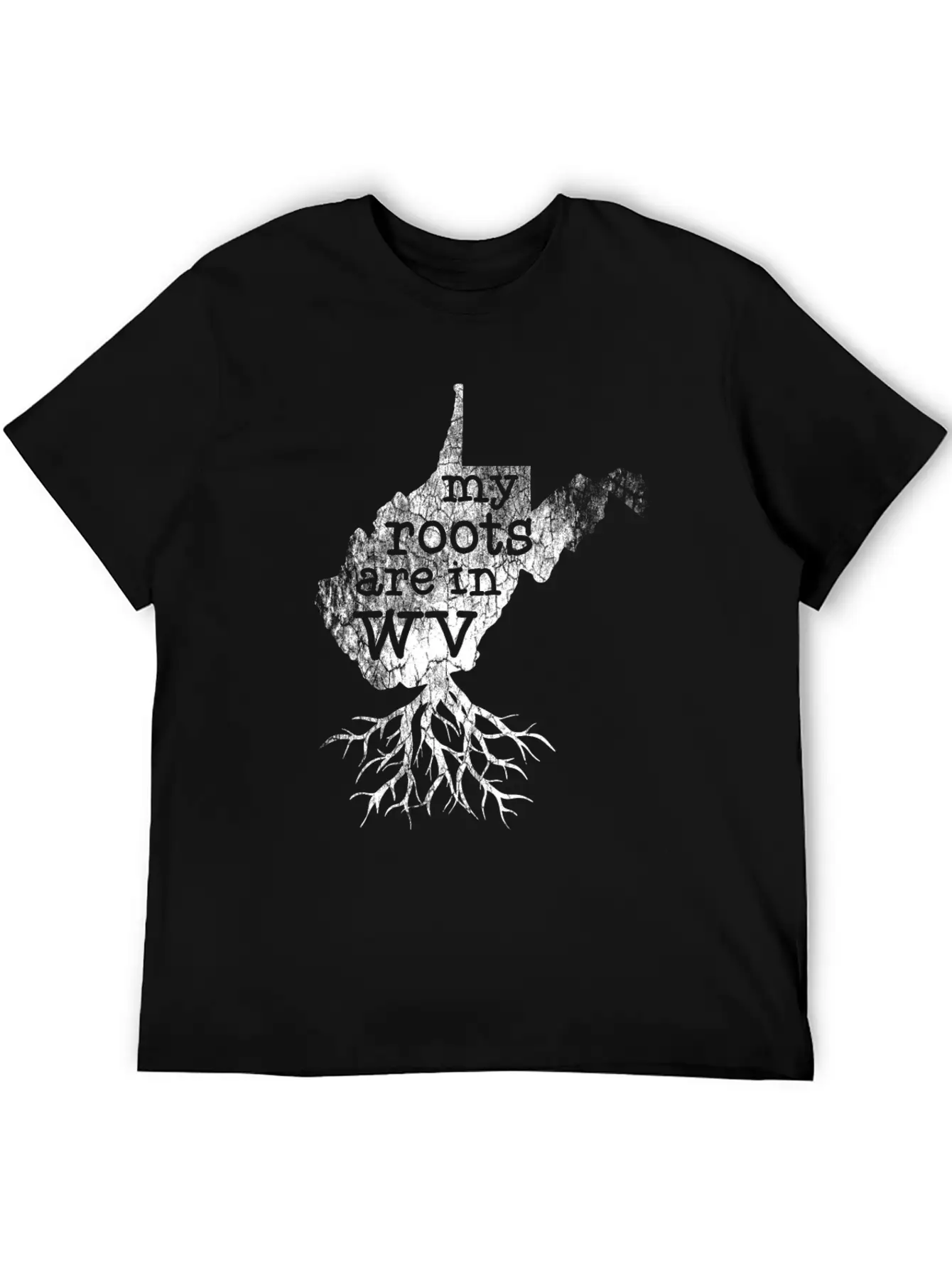 West Virginia Roots State Map Essential Cotton Tee For Daily Outfits – Unisex Style