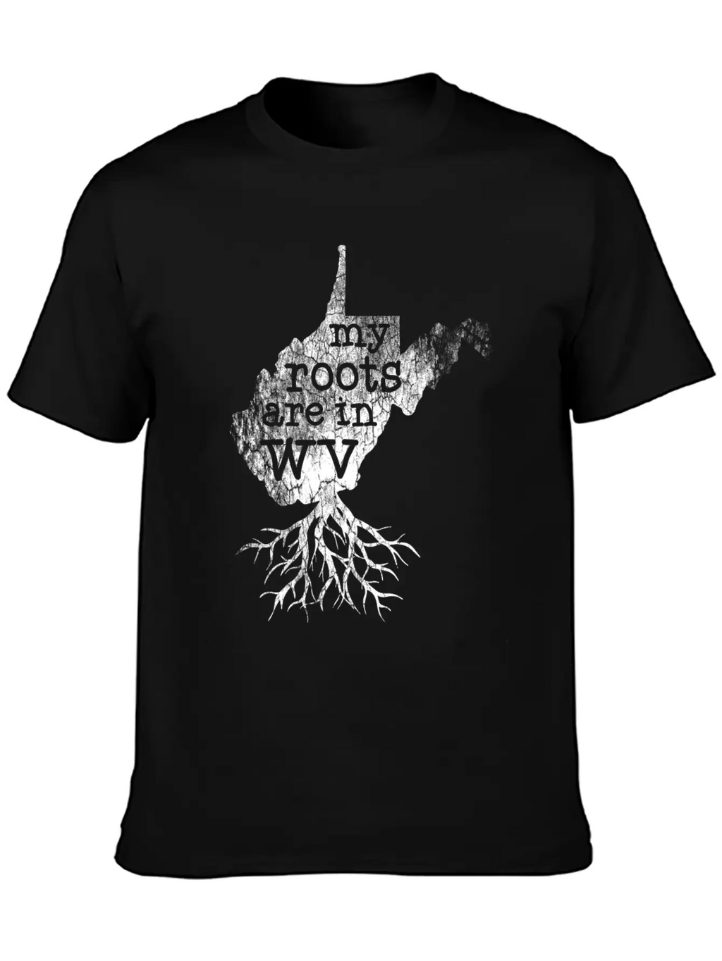 West Virginia Roots State Map Essential Cotton Tee For Daily Outfits – Unisex Style