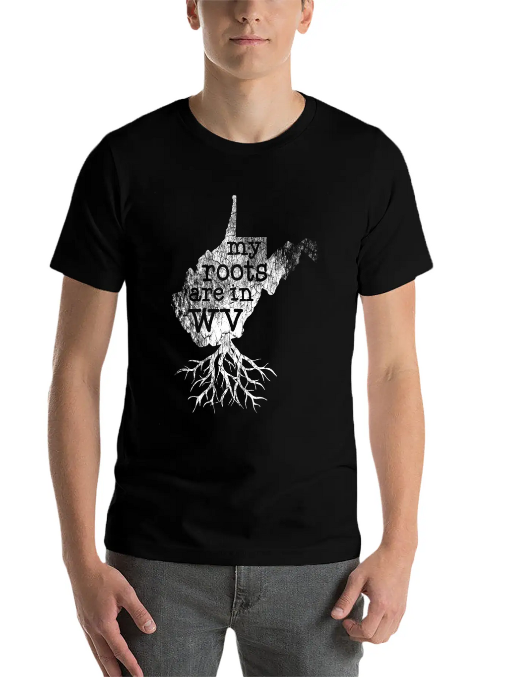 West Virginia Roots State Map Essential Cotton Tee For Daily Outfits – Unisex Style