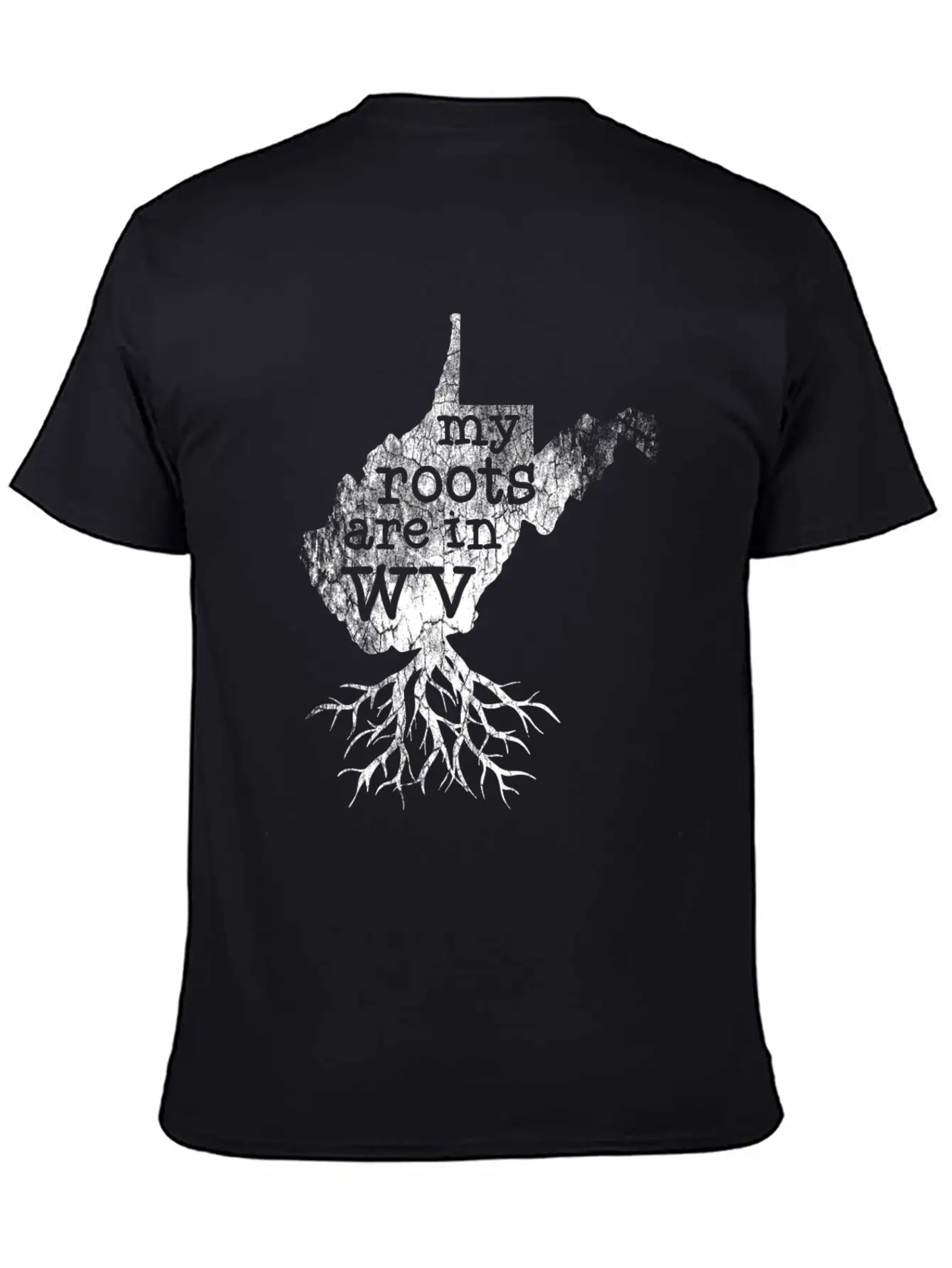 West Virginia Roots State Map Essential Cotton Tee For Daily Outfits – Unisex Style