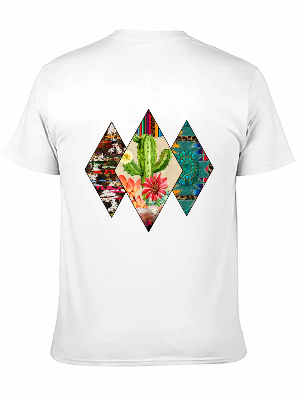 Western T Shirt, Cactus Desert, Western USA Classic Cotton Tee – Unisex Comfort For Any Season
