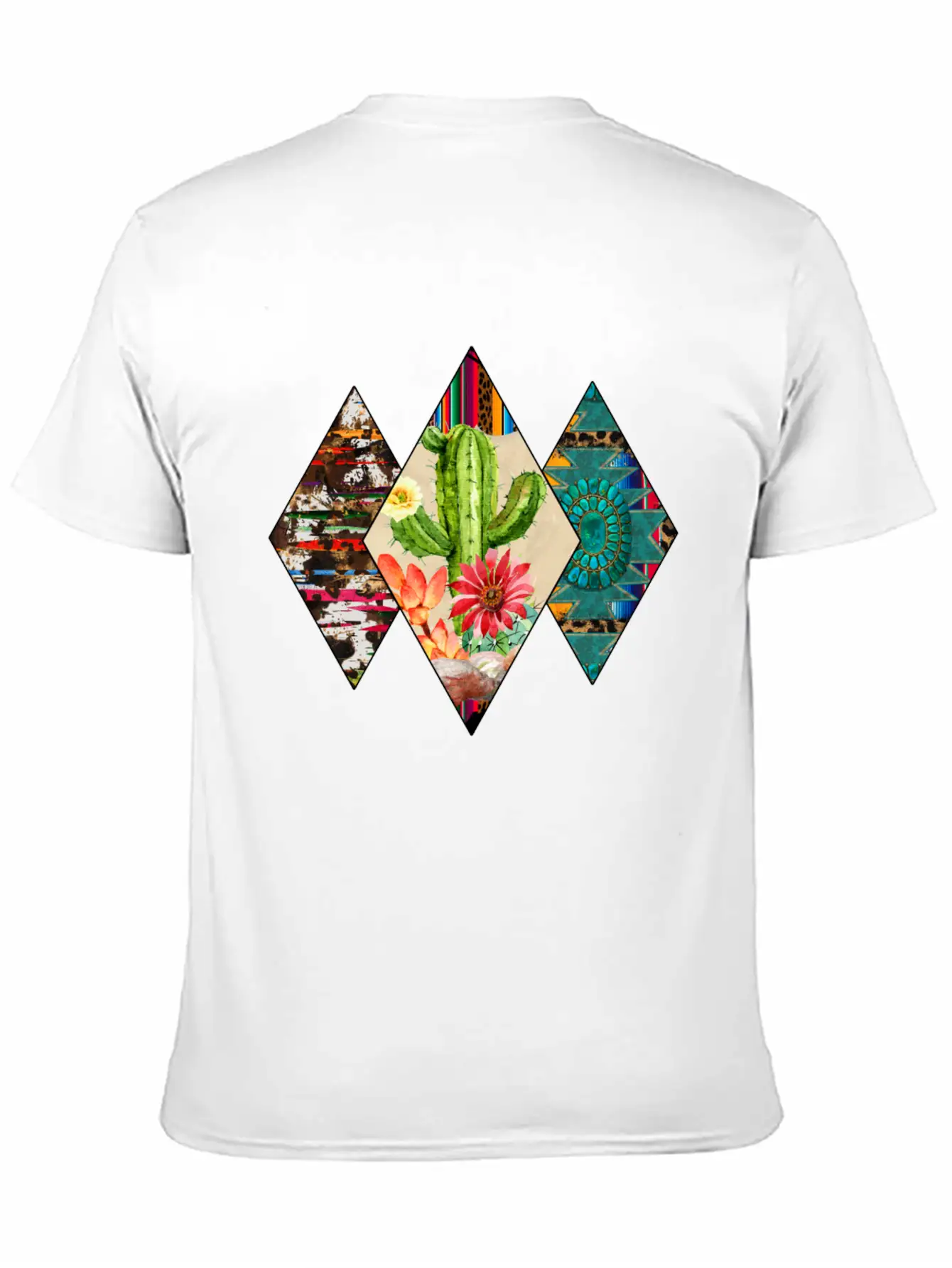 Western T Shirt, Cactus Desert, Western USA Classic Cotton Tee – Unisex Comfort For Any Season