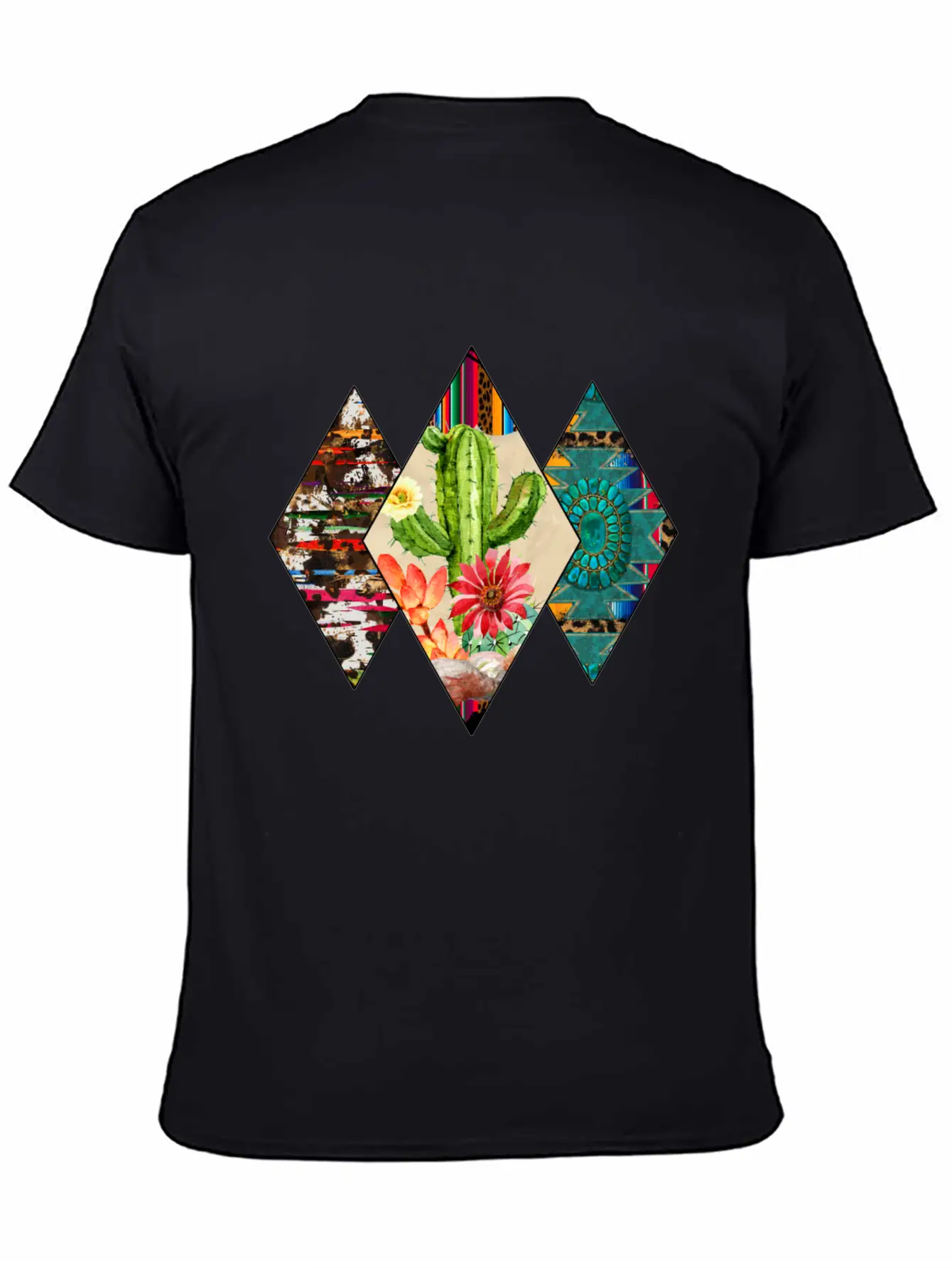 Western T Shirt, Cactus Desert, Western USA Classic Cotton Tee – Unisex Comfort For Any Season
