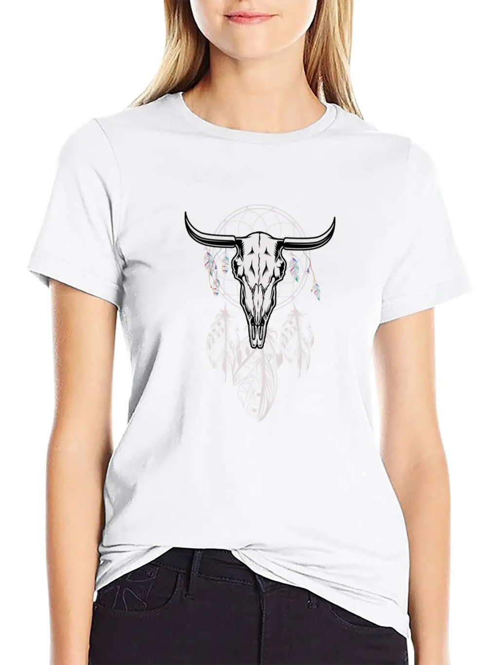 Western, Western Boho, Butterflies Basic Graphic T-Shirt – Daily Comfort In Soft Cotton
